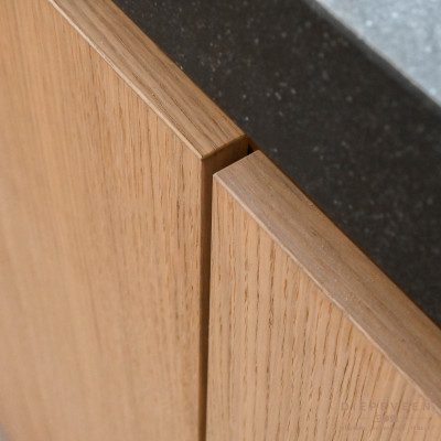 Moderne keuken met hout