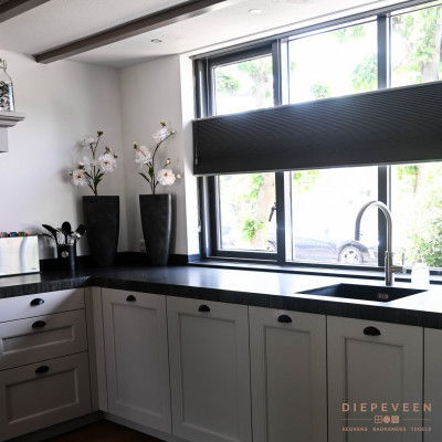 Landelijke hoekkeuken