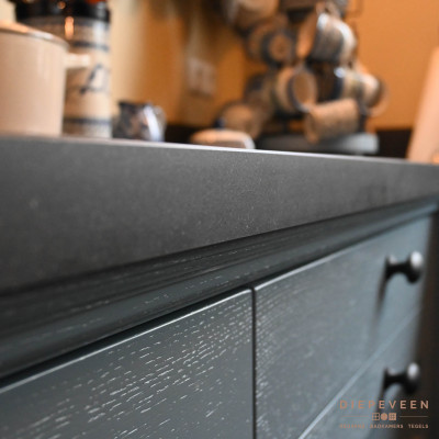 Landelijke keuken blauw