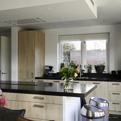 Landelijke keuken met een modern tintje