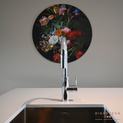 Moderne keuken met zwart