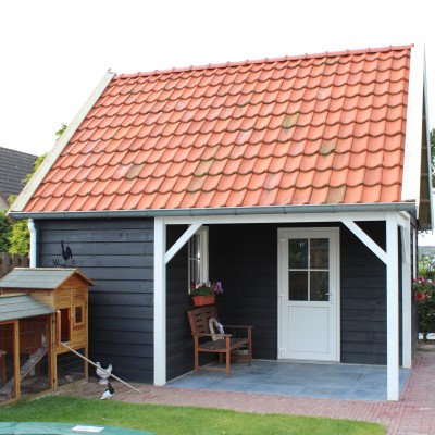 Houtbouw tuinhuis