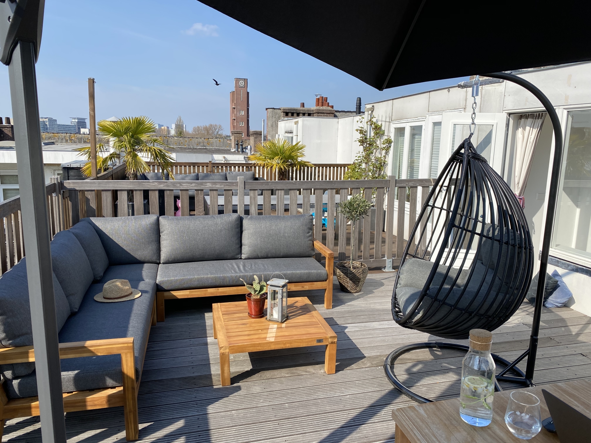 Ons mooie dakterras!