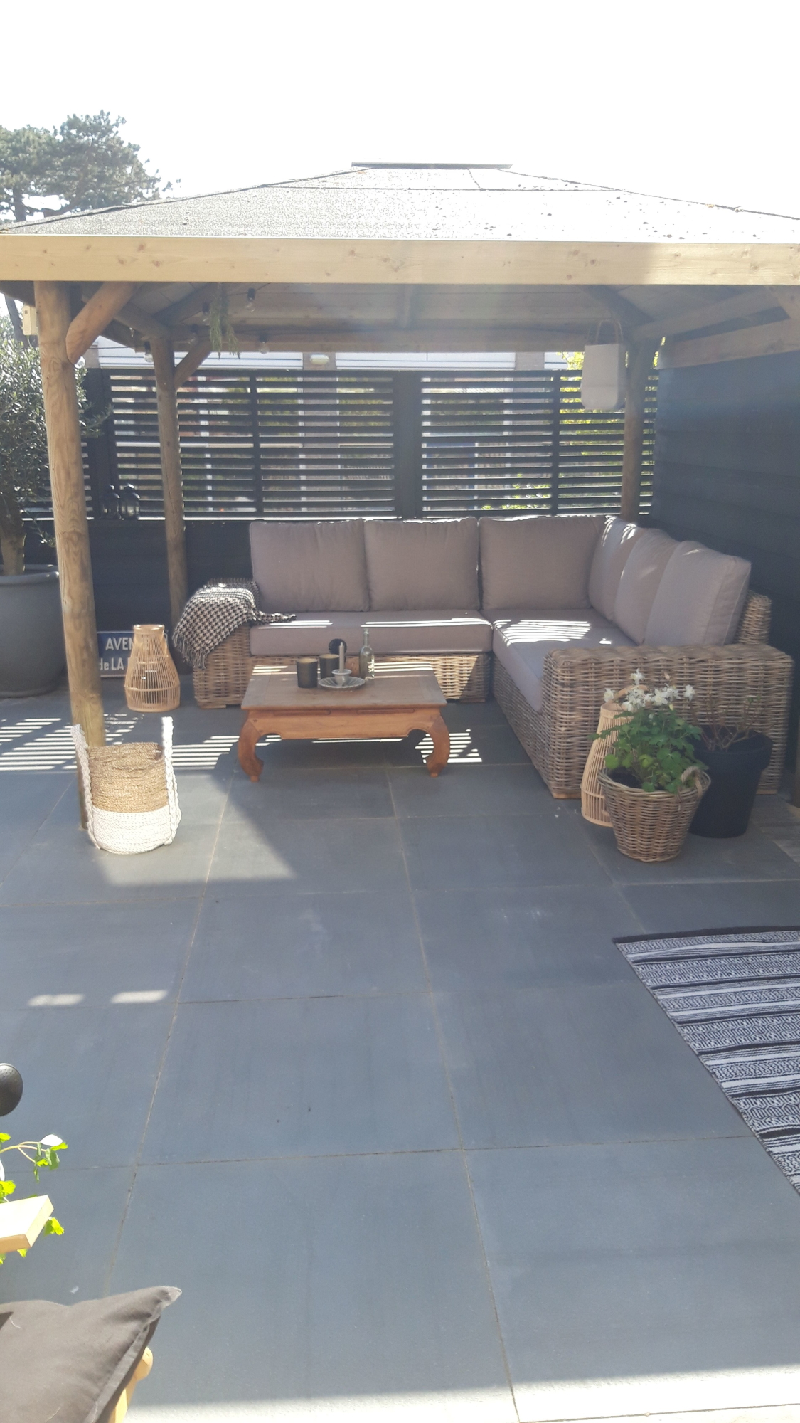 Helemaal happy met onze loungeset.