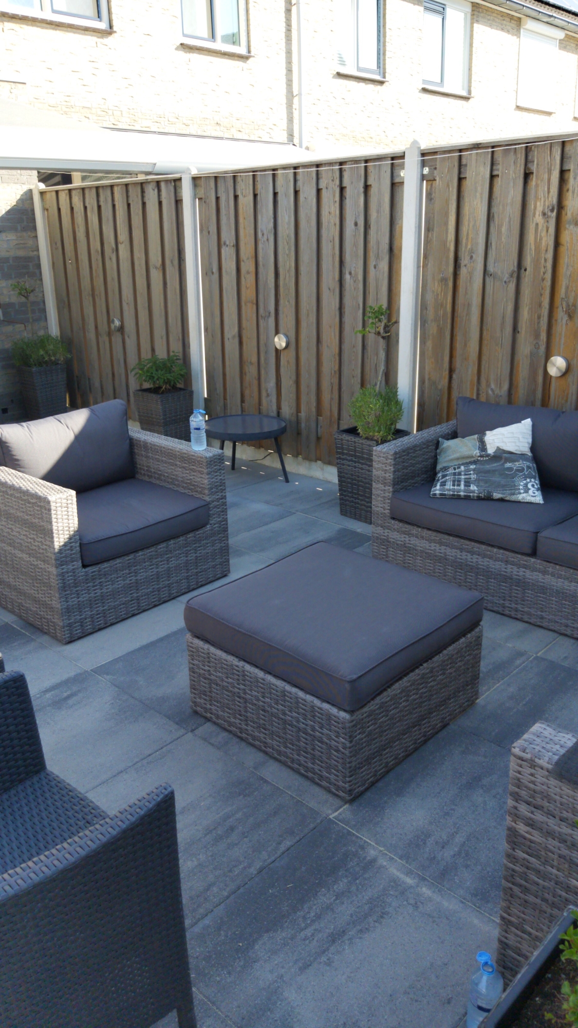 Prachtige loungeset Cayman in de kleur old grey.