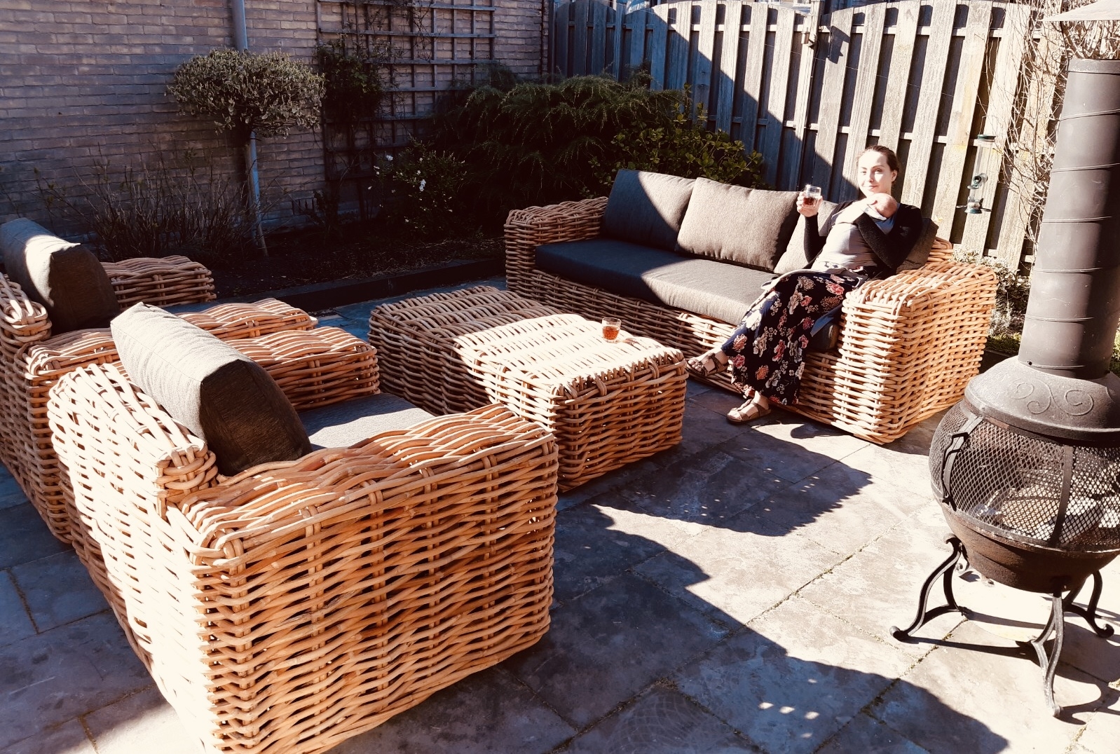 Deze tuinset van AVH Outdoor