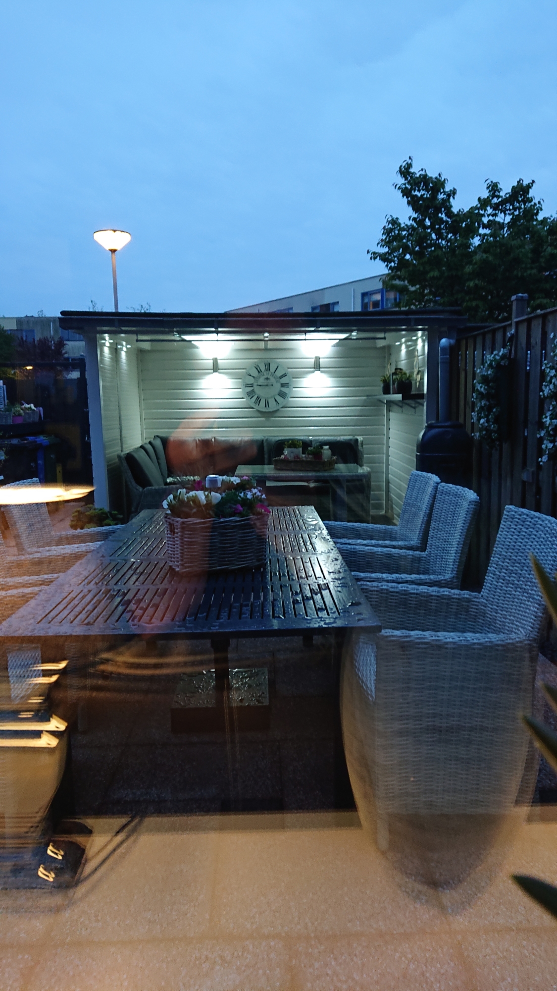 En de dining set ook fantastisch