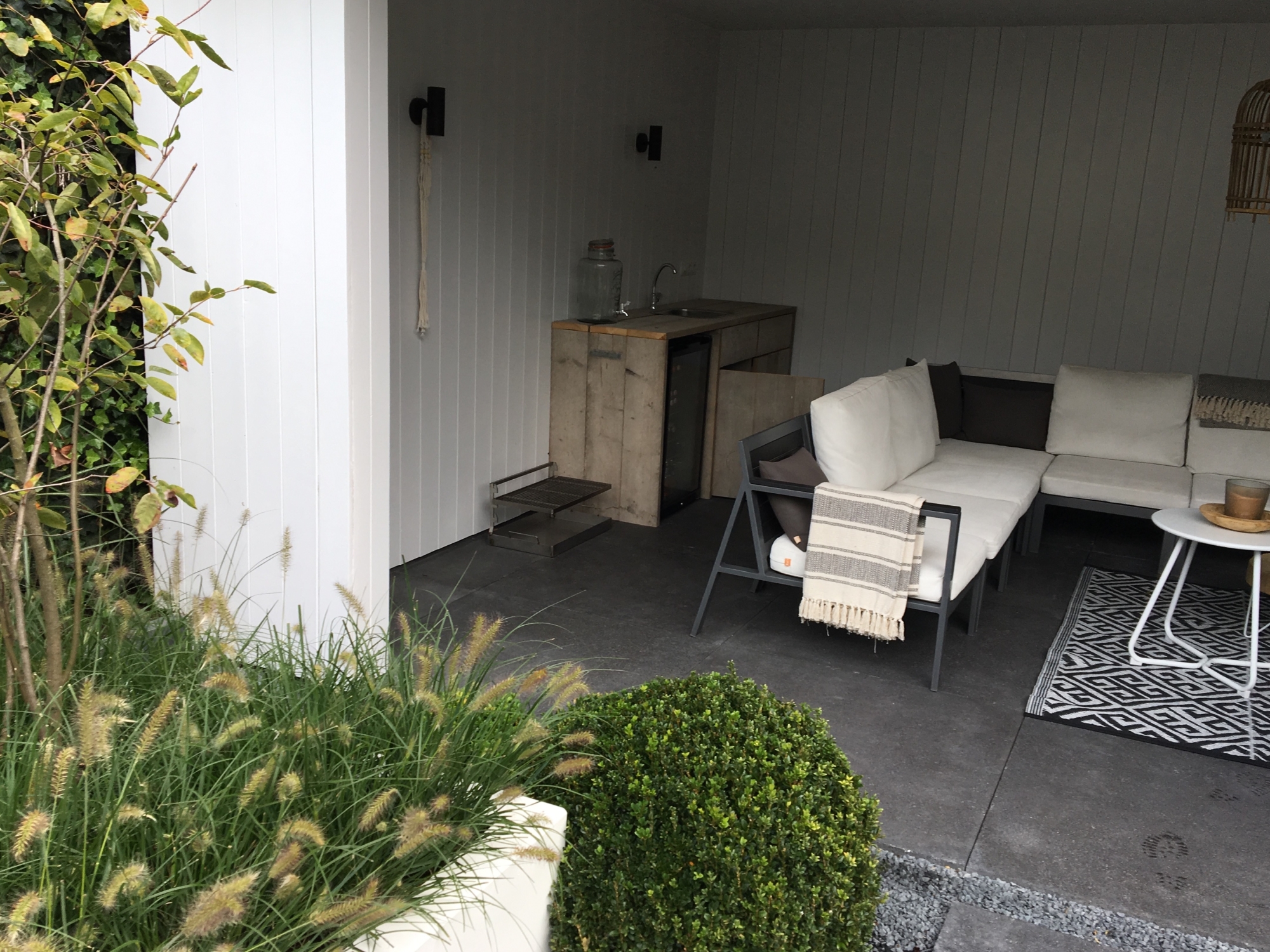 Ingerichte veranda