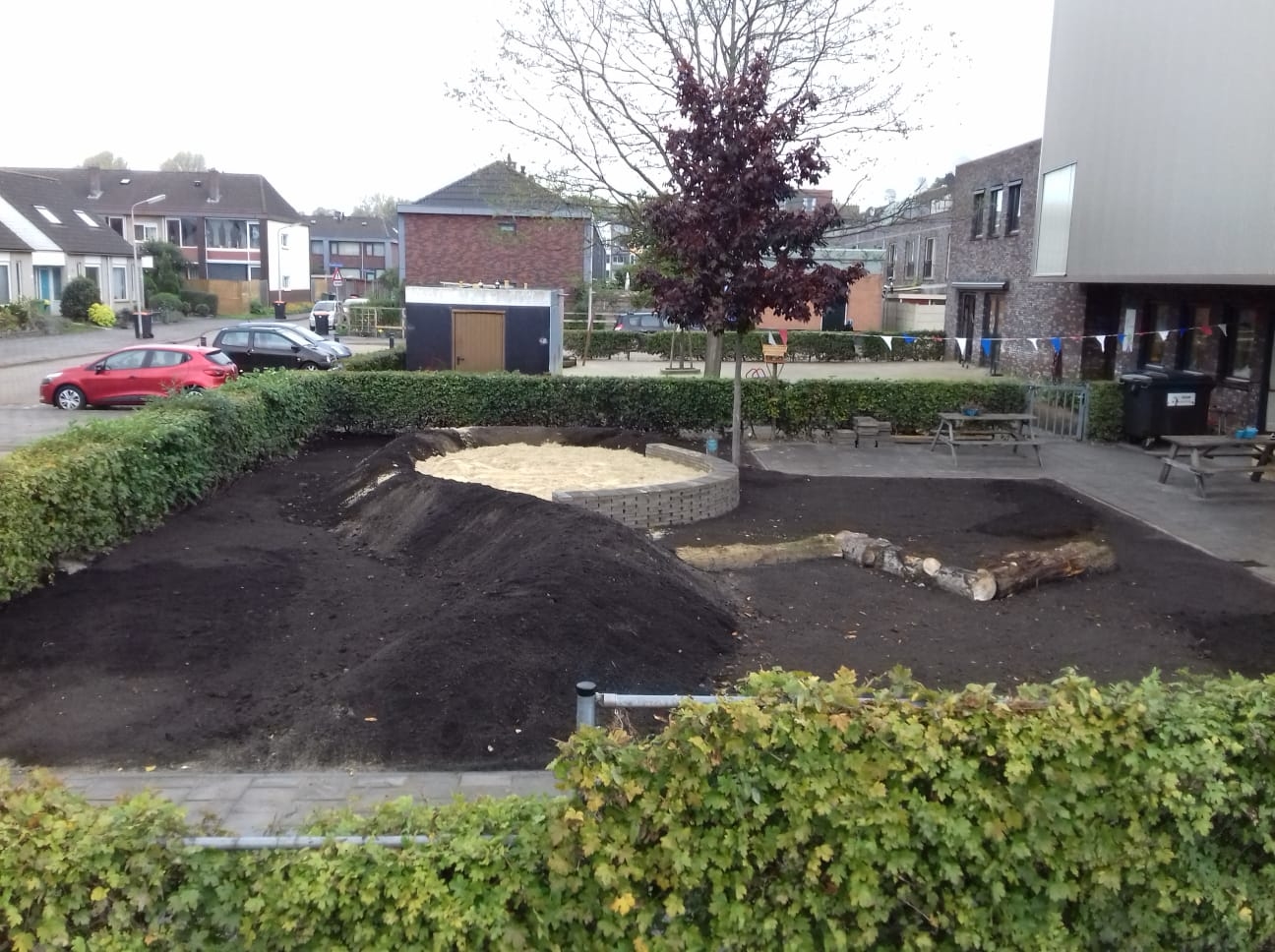Groen schoolplein in de maak