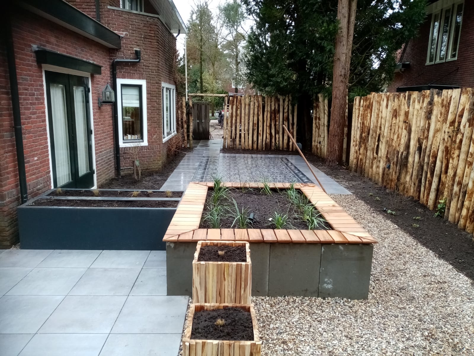 Mooie tuin aangelegd in Bilthoven