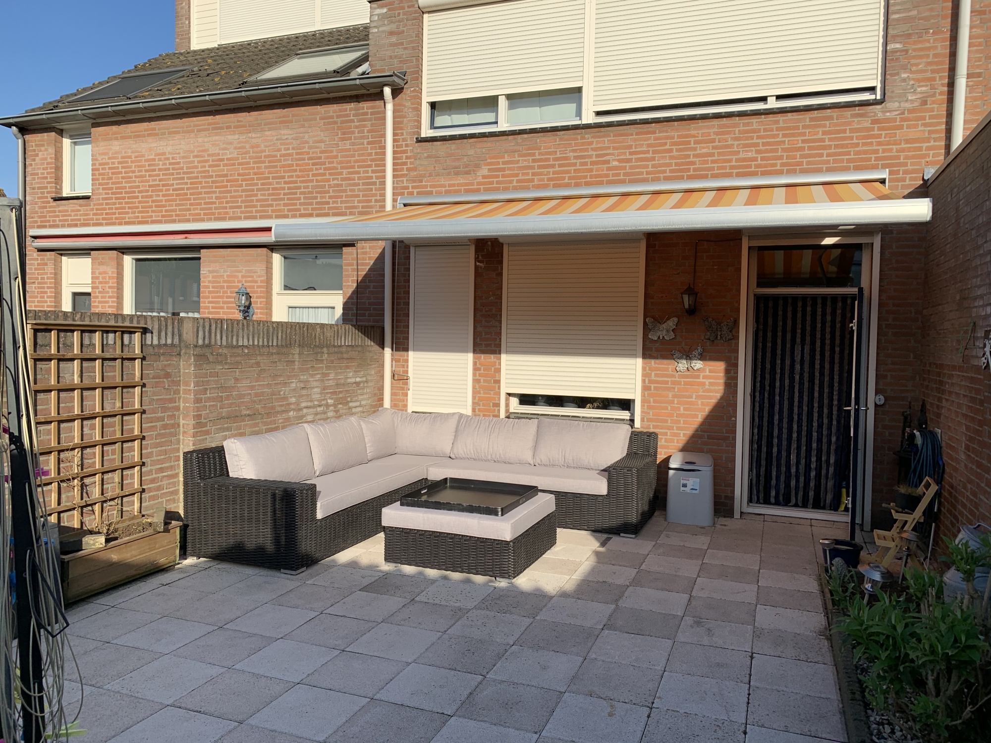 Hij sta super bij ons in de tuin
