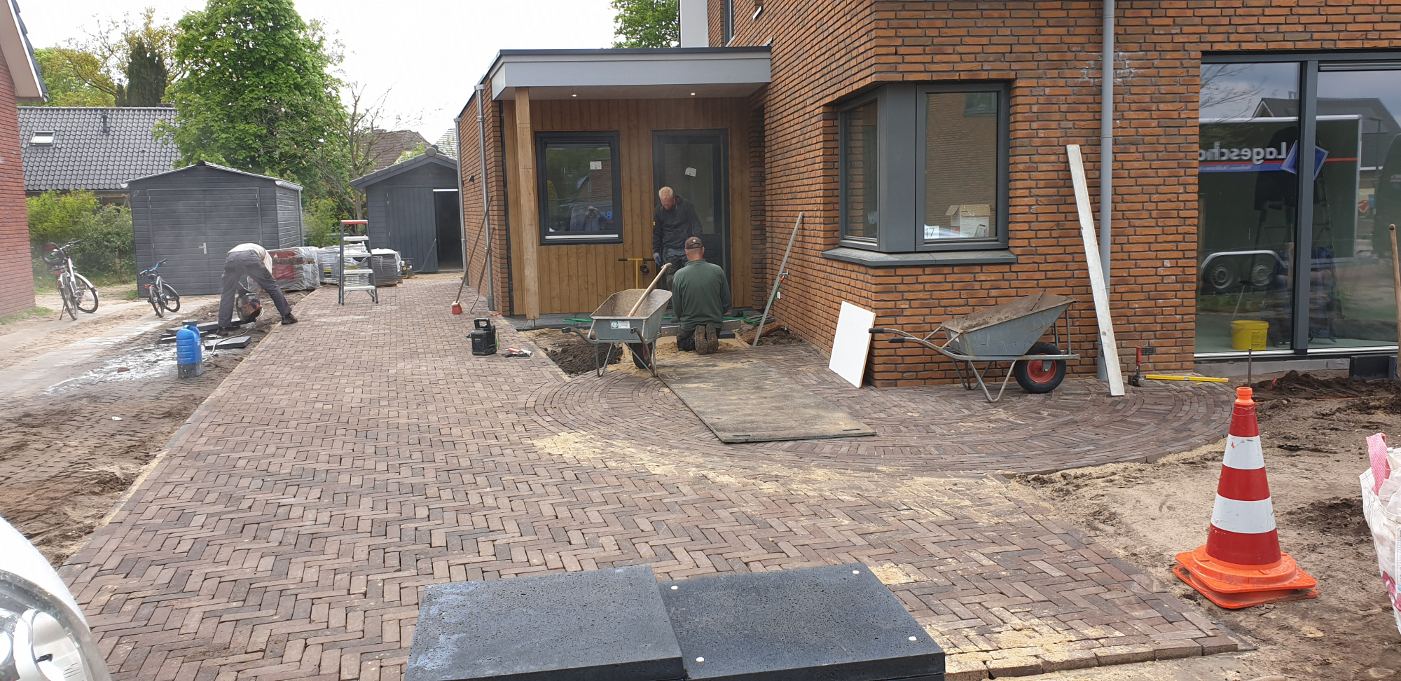 Aanlegtuin nieuwbouwwoning