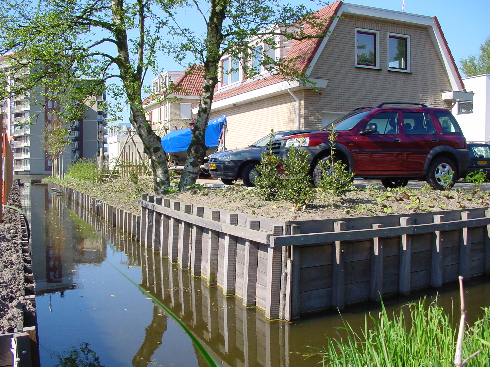 Keerwand - damwand - beschoeiing