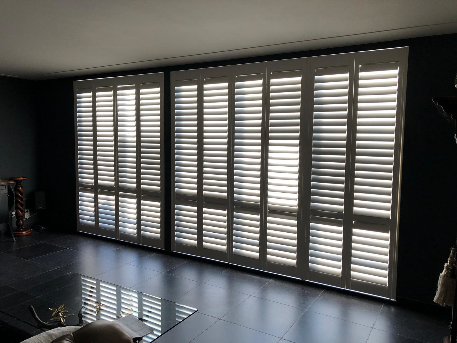 Jasno shutters op schuifrails