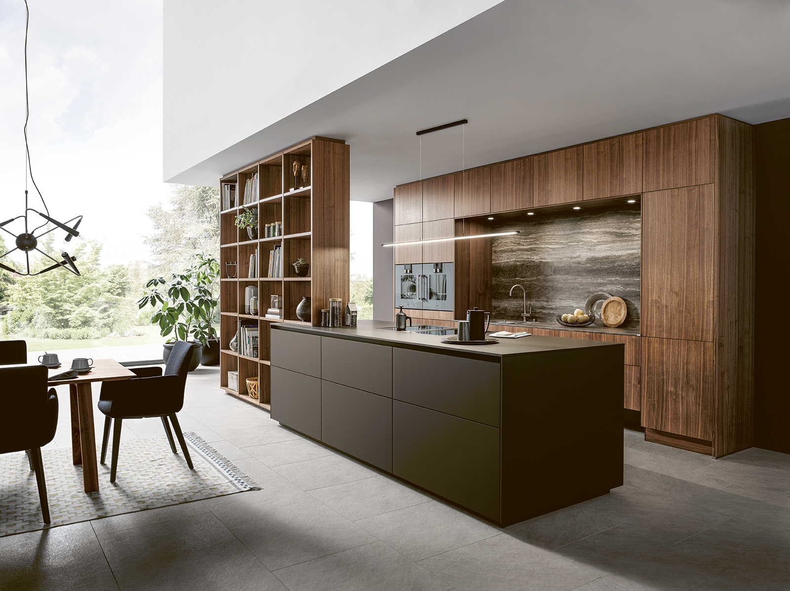 Softmatte Fenix Mokkabruine Keuken
