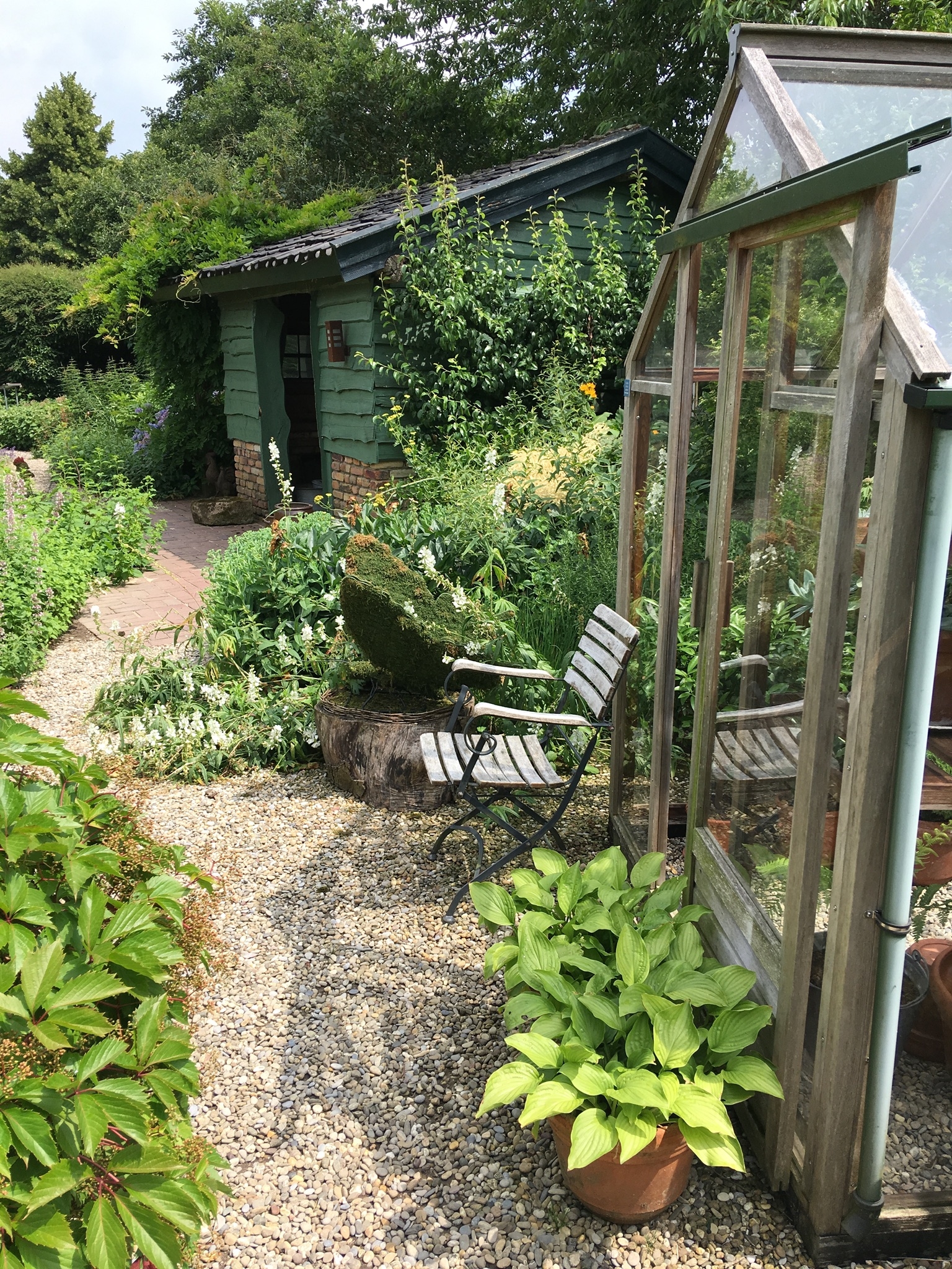 Tuin met landelijke sfeer