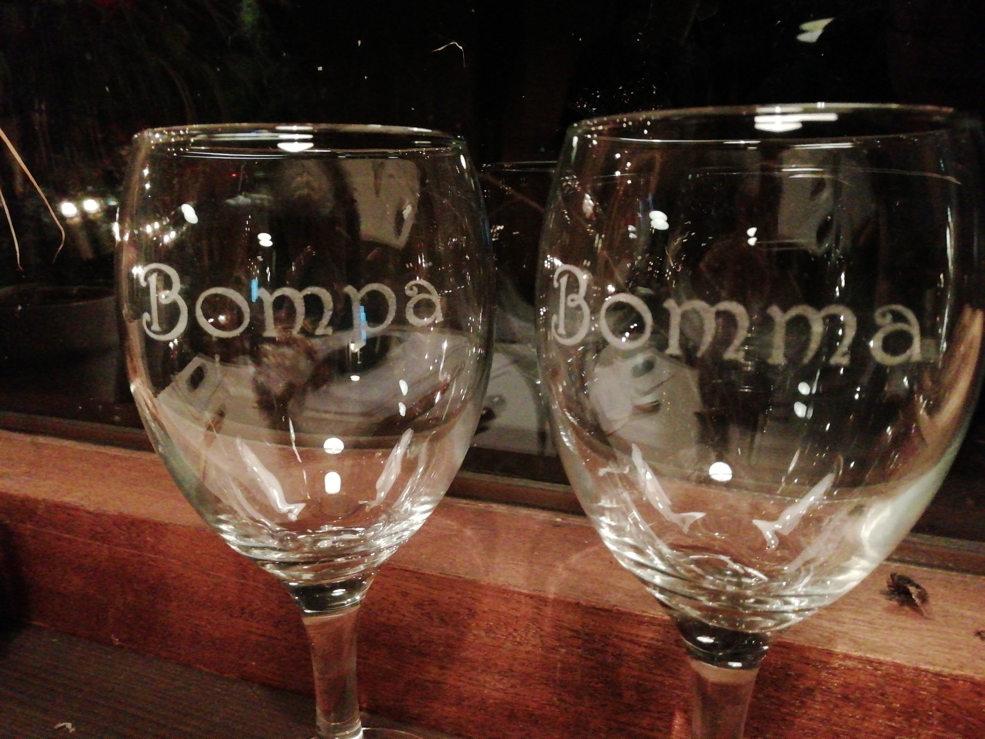 Wijnglas graveren