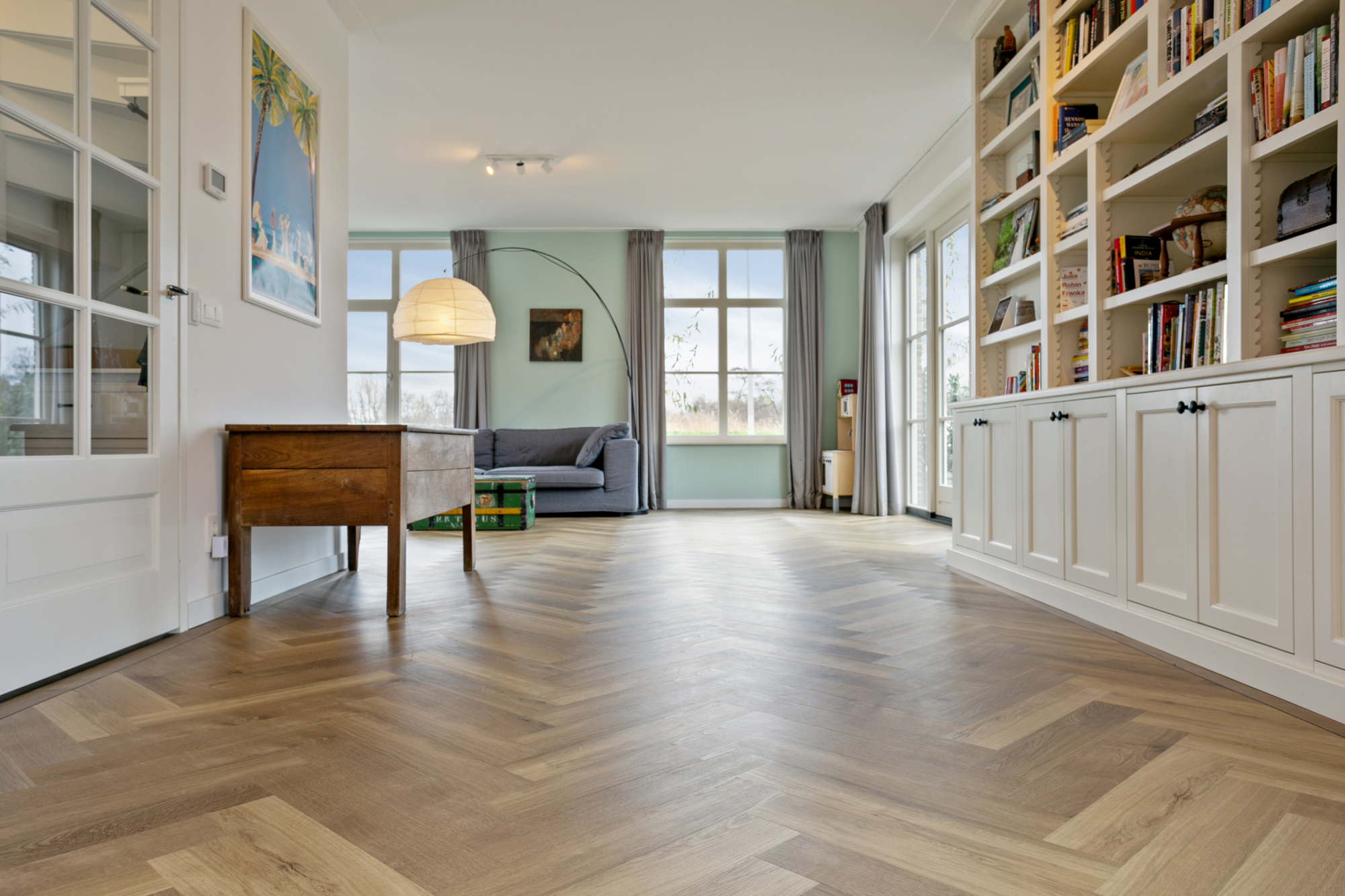 visgraatvloer Parva Plus Warm Sycamore