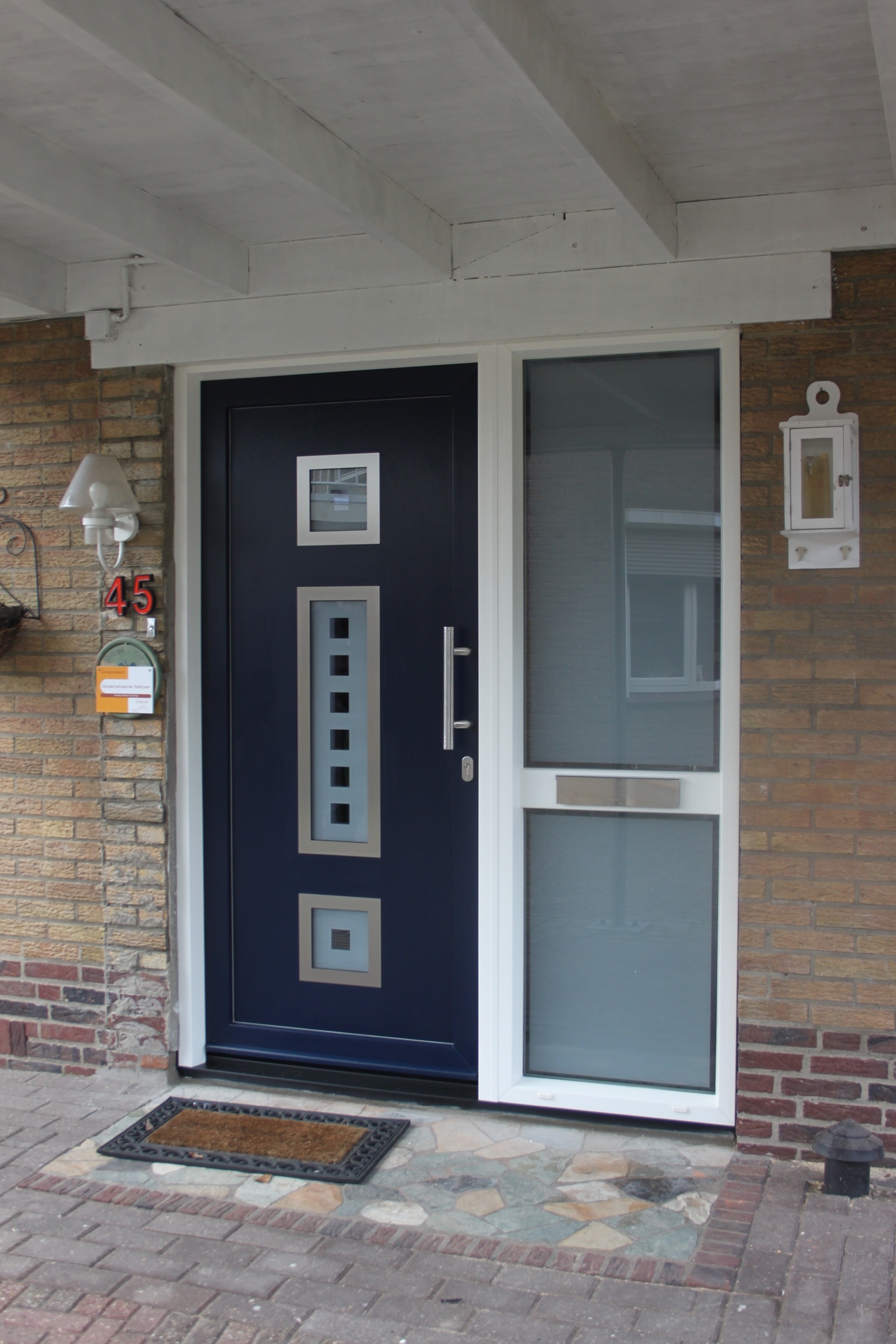 Voordeur kunststof nieuwe situatie