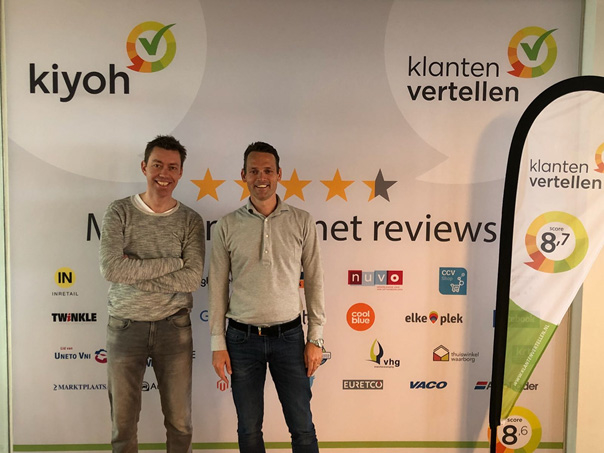 Oprichters Kiyoh en Klantenvertellen stoppen