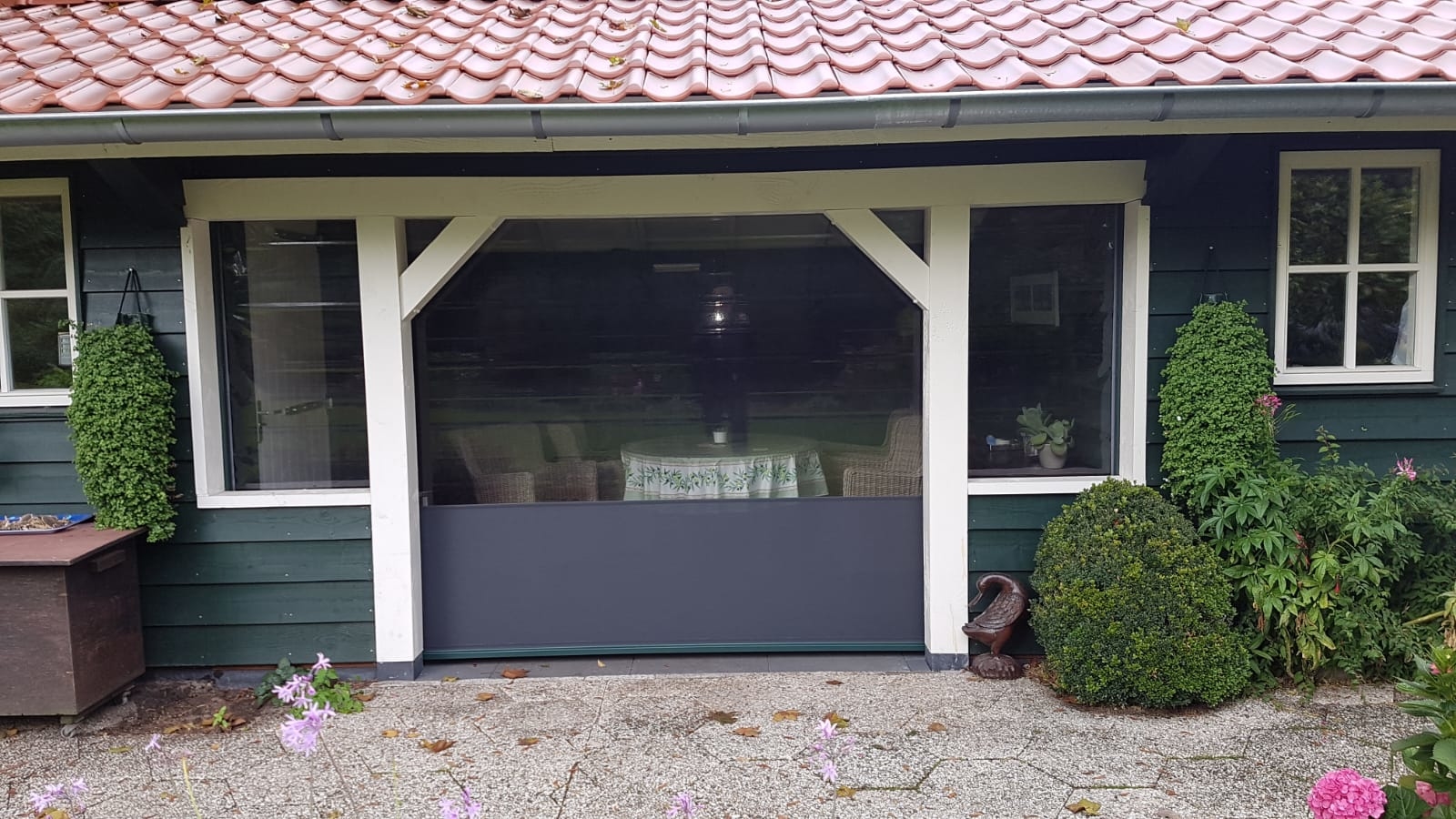 Screen met zichtvenster