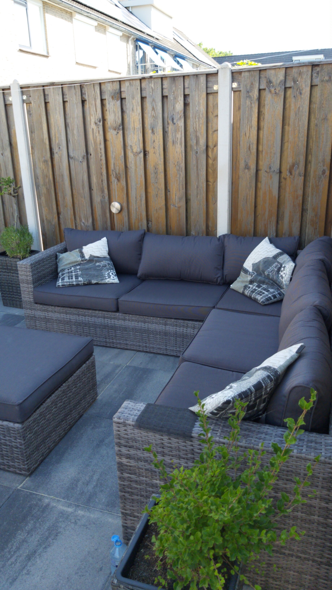 Prachtige loungeset Cayman in de kleur old grey.
