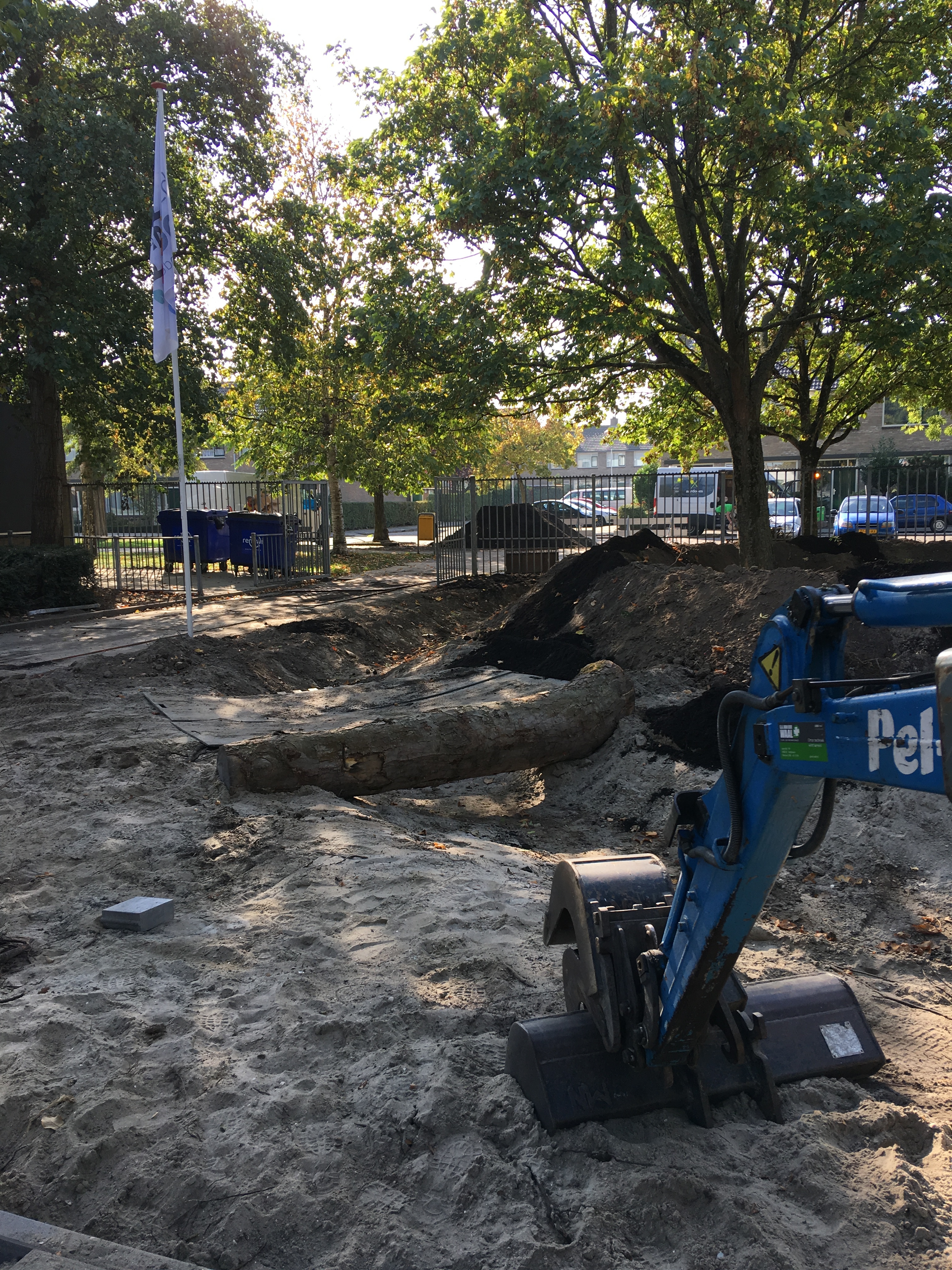 Groen schoolplein in de maak