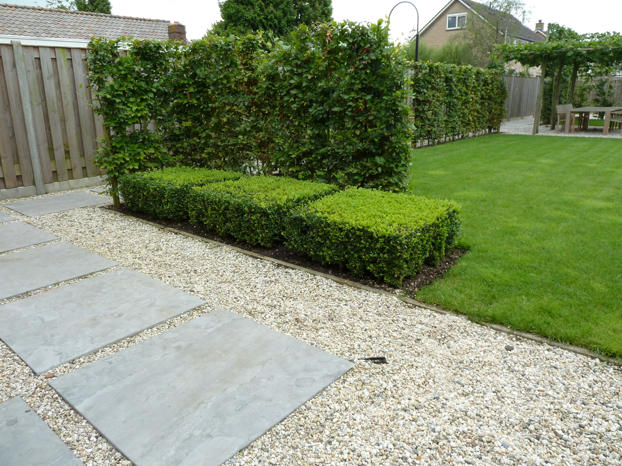 Strakke tuin