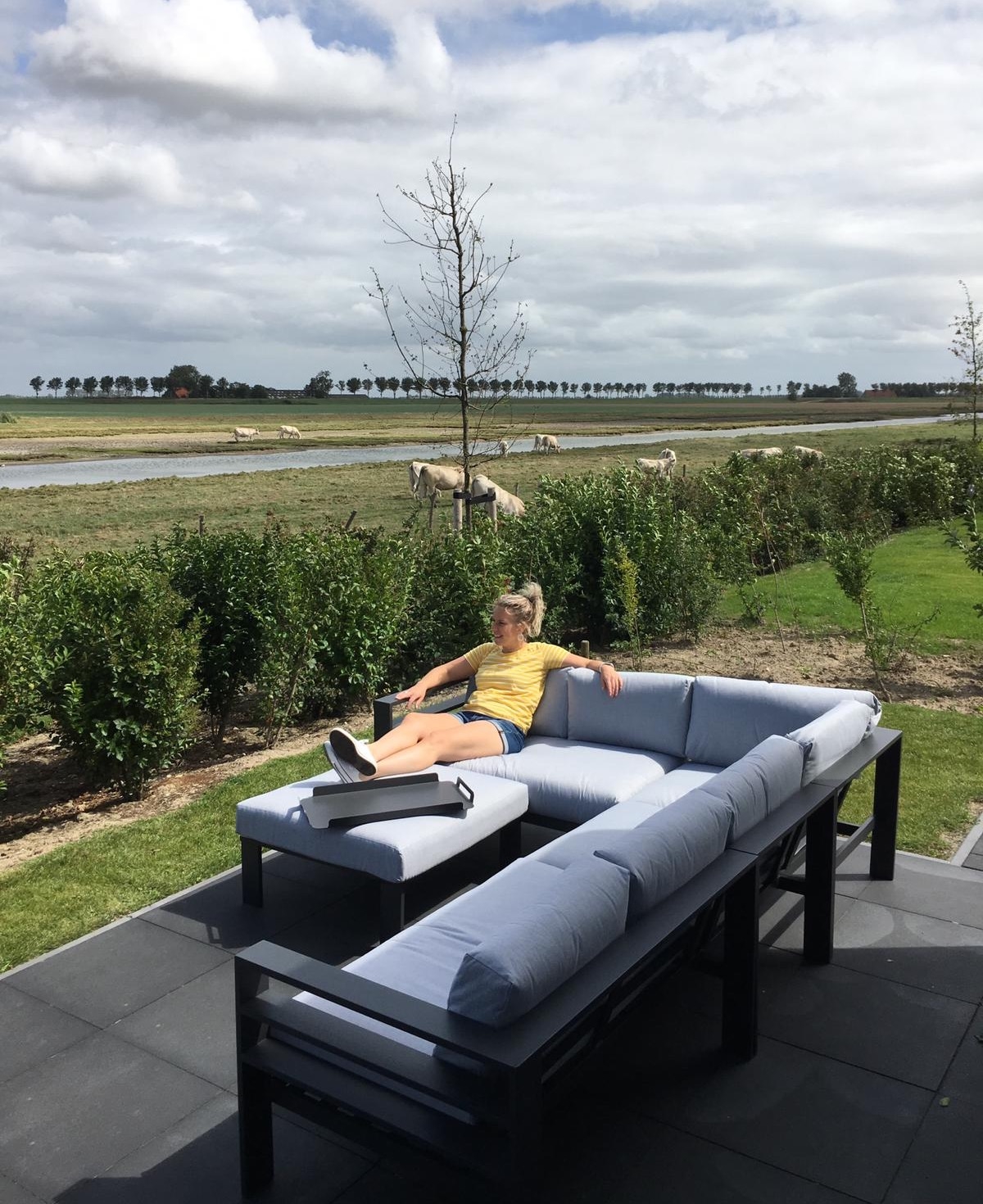 Ultiem chillen midden in de natuur op deze geweldige loungeset!