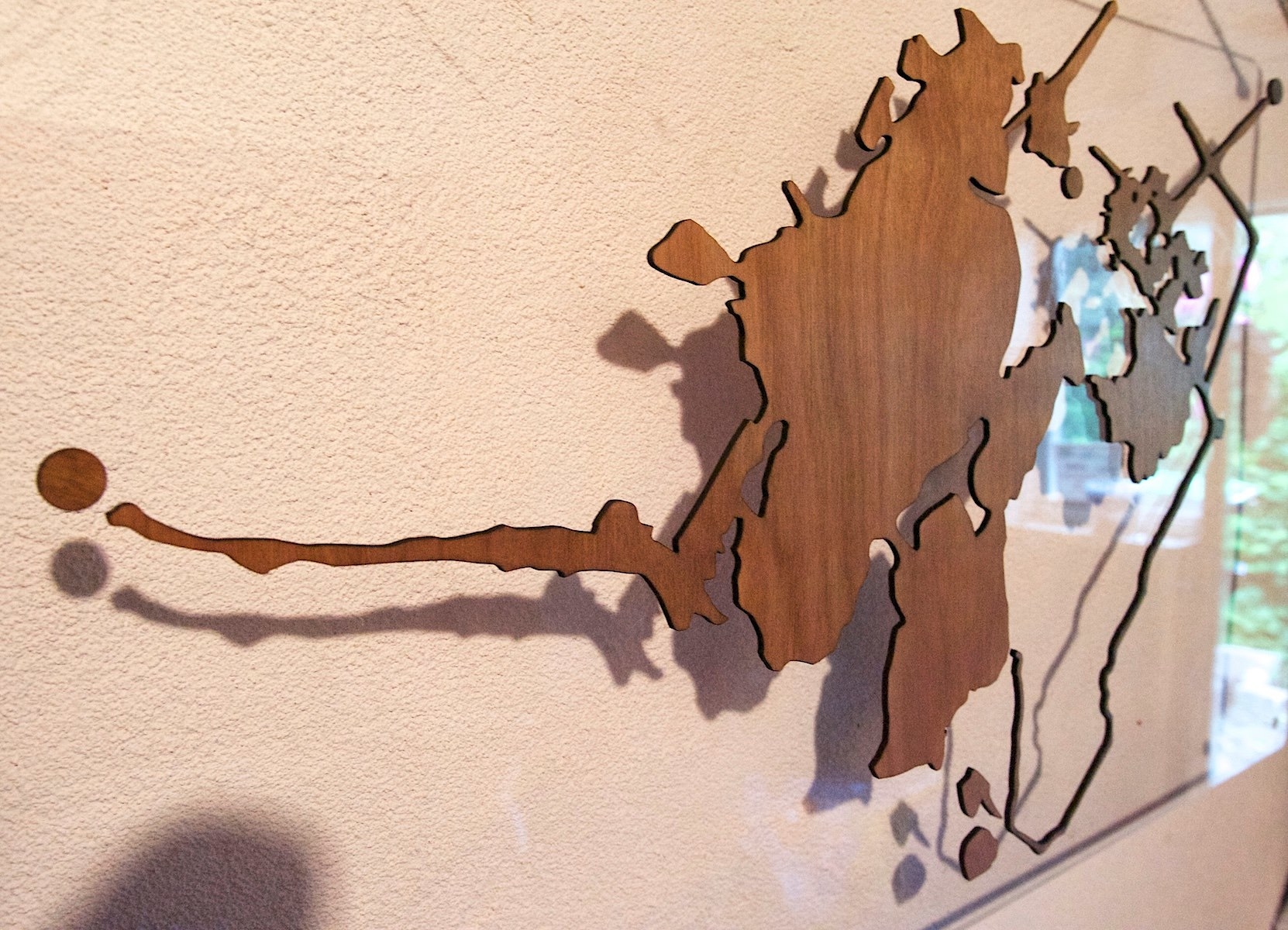 Speciaal project - perspex en gesneden hout