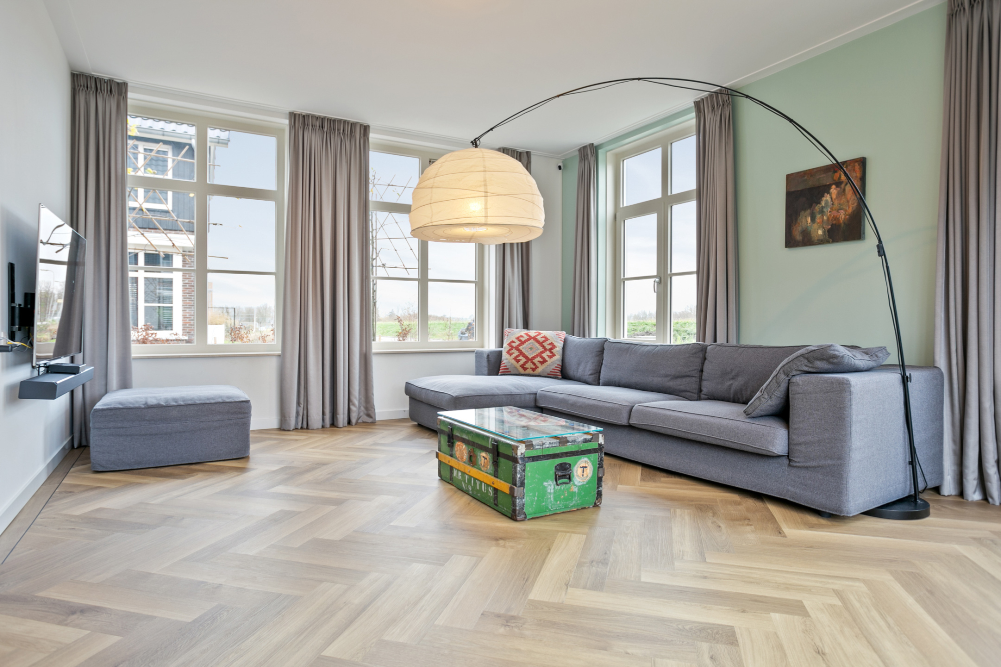 visgraatvloer Parva Plus Warm Sycamore