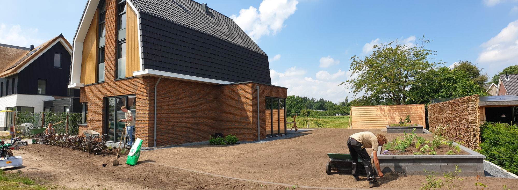 Tuinaanleg nieuwbouw Laag-Soeren