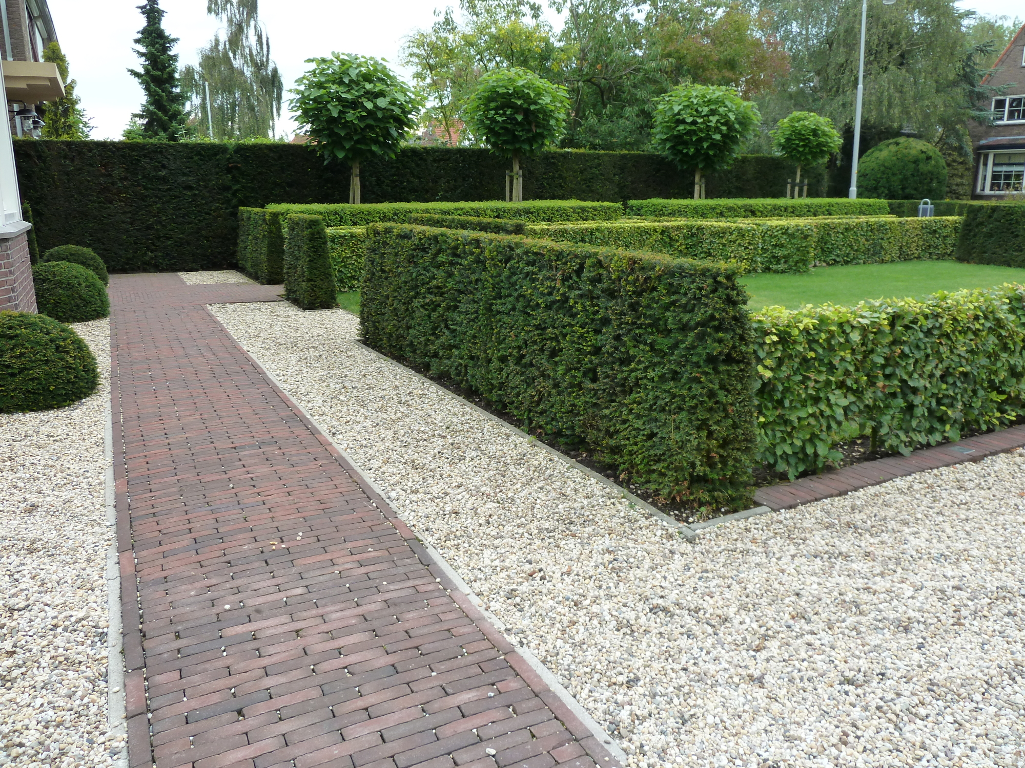 Strakke tuin