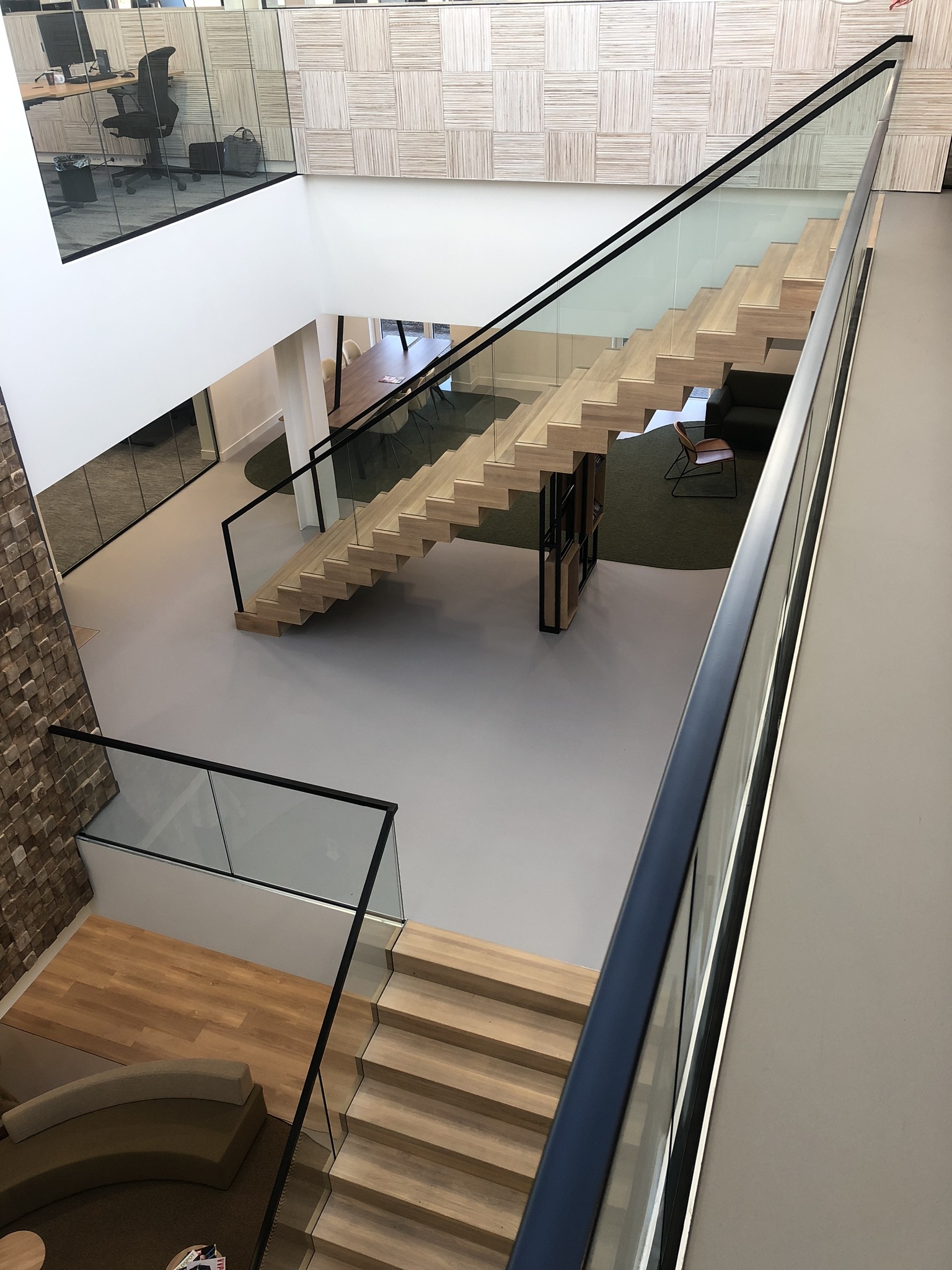 Blox-Trap met glazen balustrade