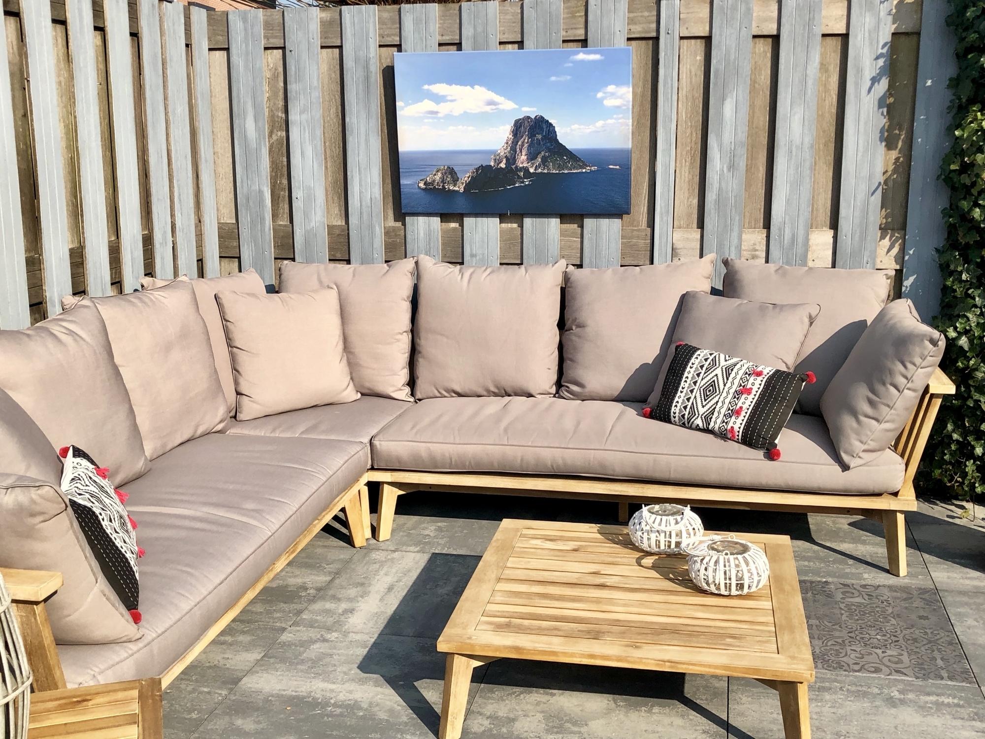 Je krijgt hier echt het IBIZA gevoel van!