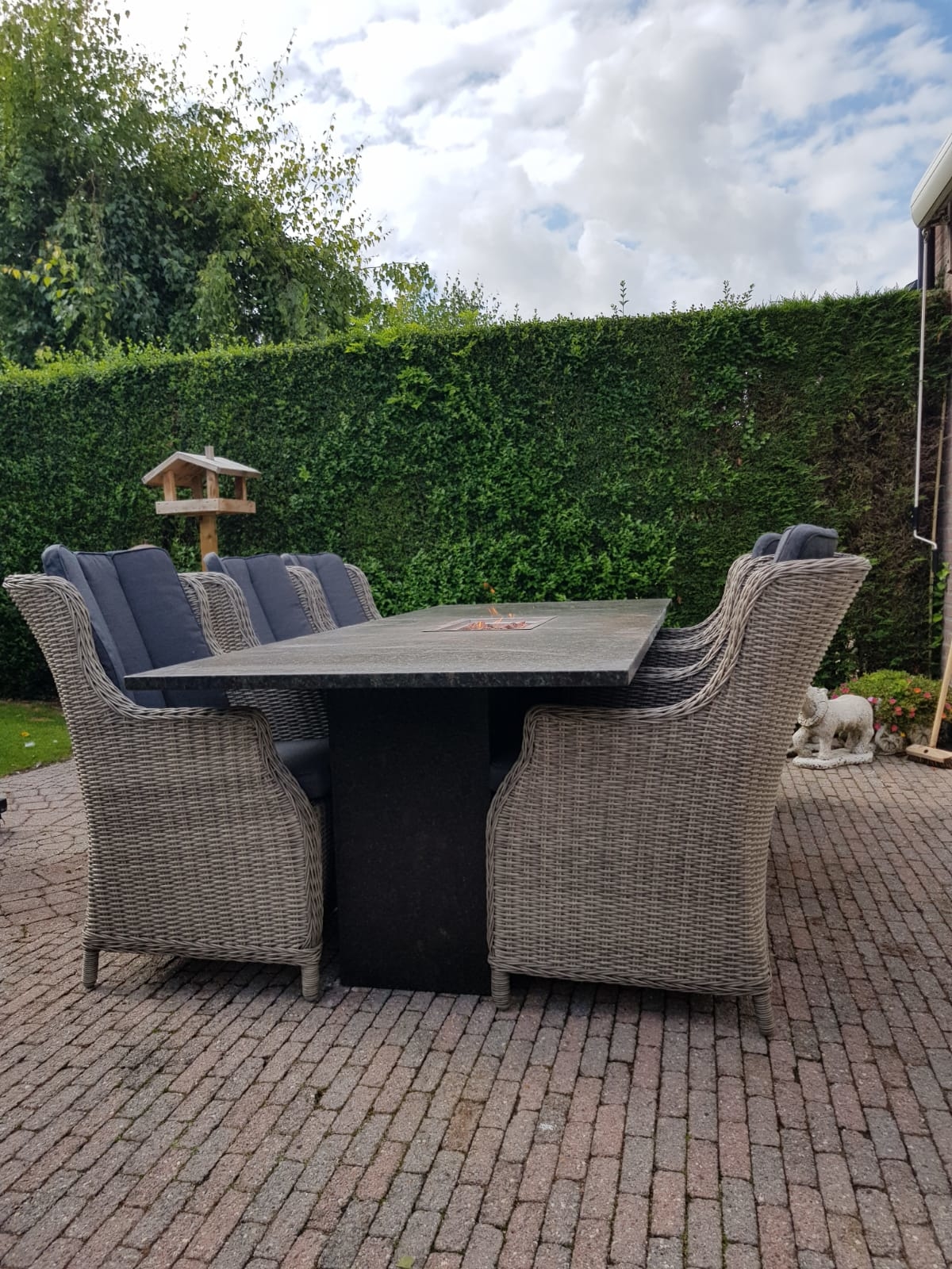Super blij met onze nieuwe tuinset!!!!!!!!