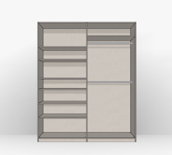 Ontwerp indeling draaideurkast