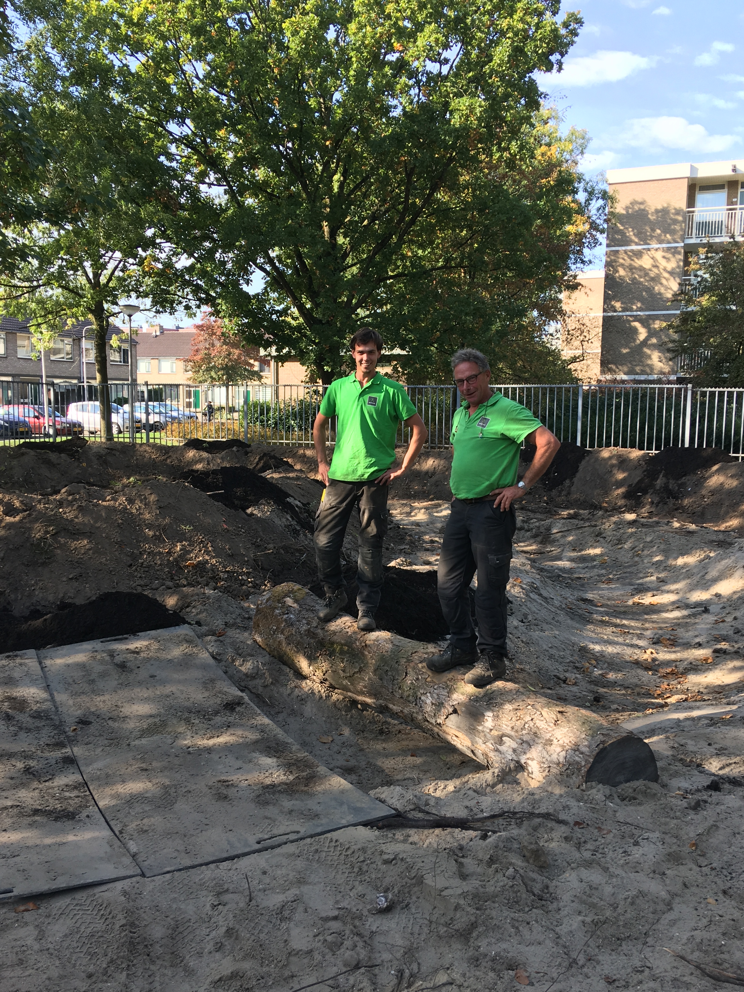 Groen schoolplein in de maak