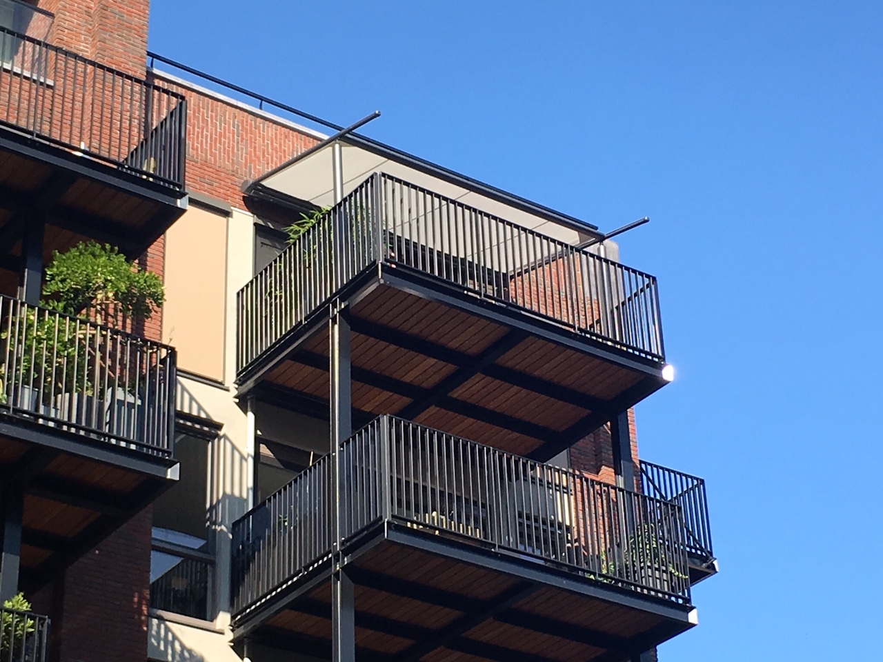 Doekoverkapping balkon Utrecht