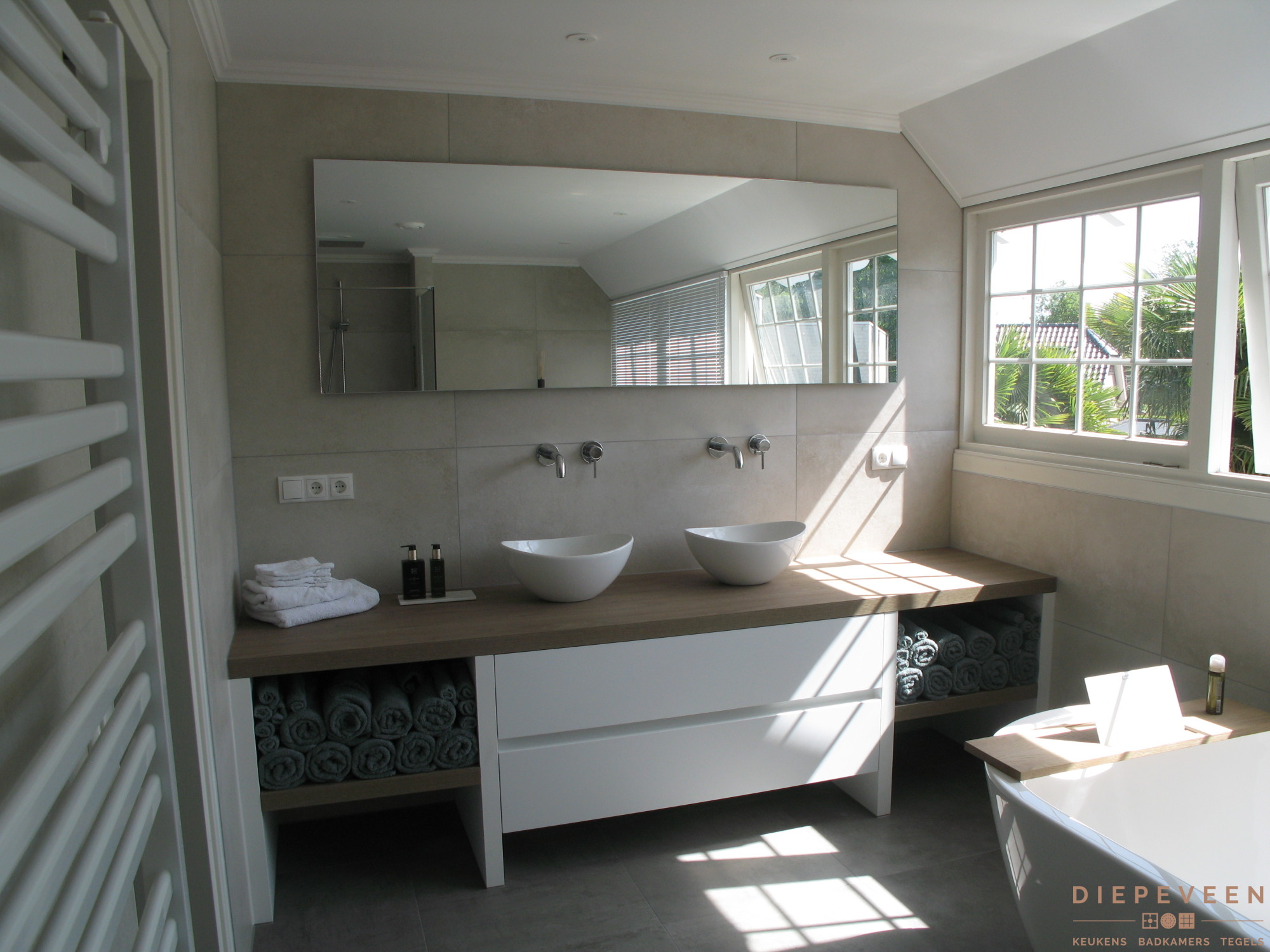Moderne badkamer