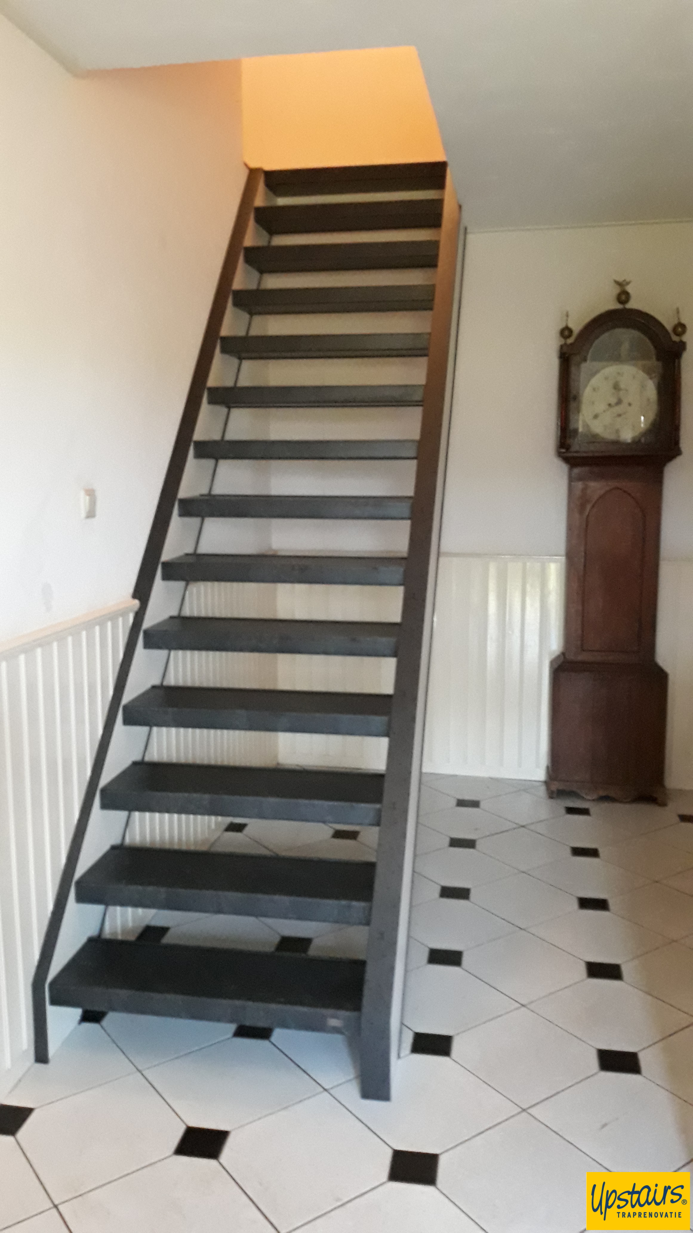 Raya Black open dubbel met wangen na
