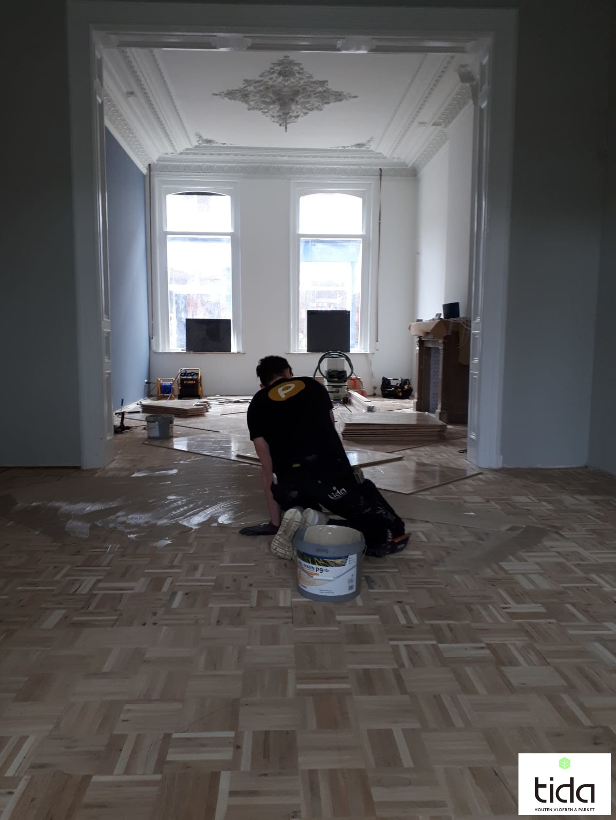 Versaillevloer installeren