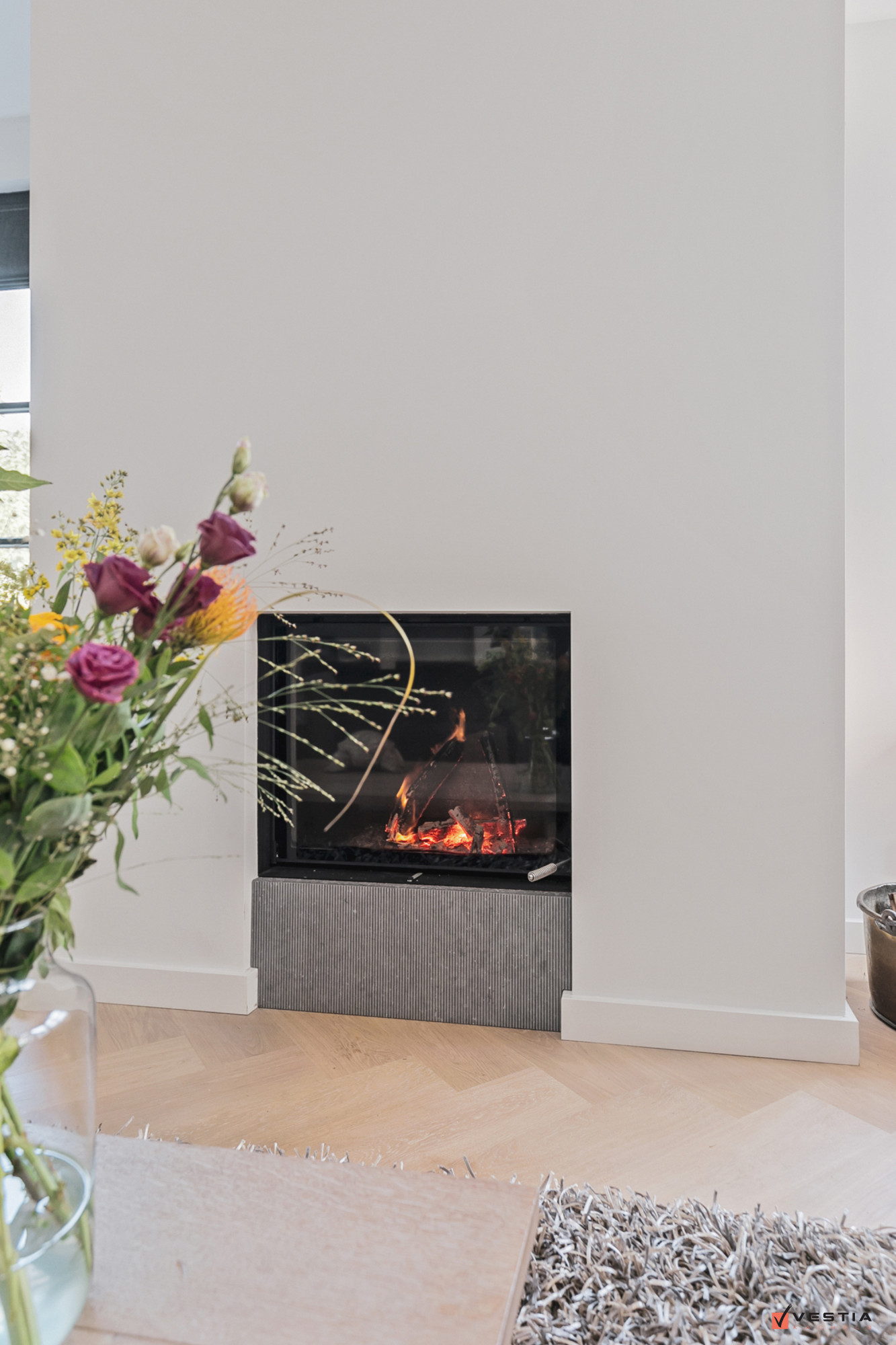 De optimale warmte en sfeer van een klasse liftdeurhaard