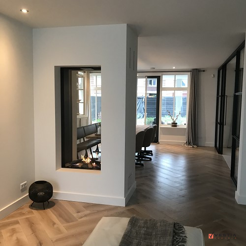 Prominente warmte en ruimteverdeler