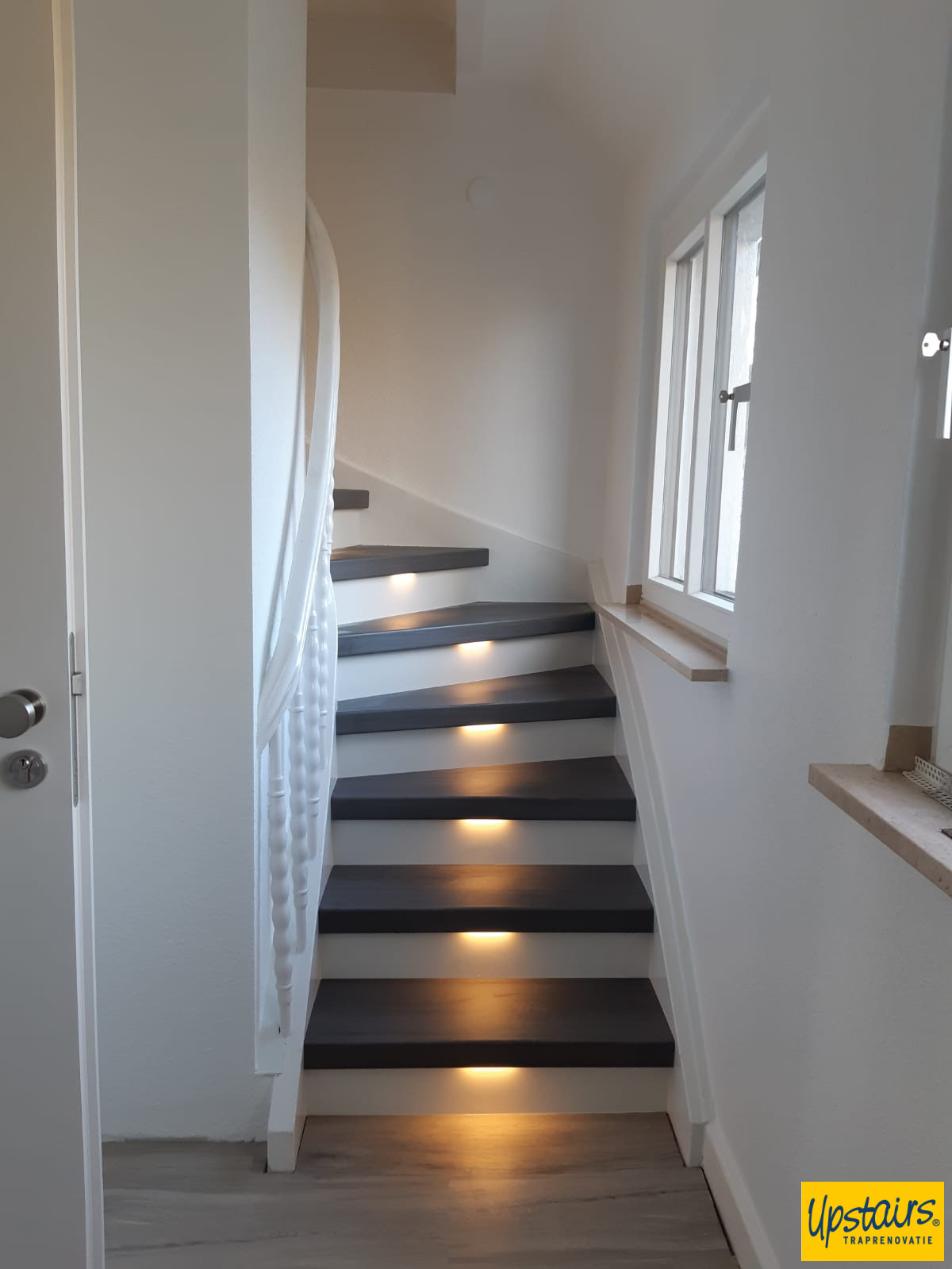 Silver pine trede met witte Stootboorden