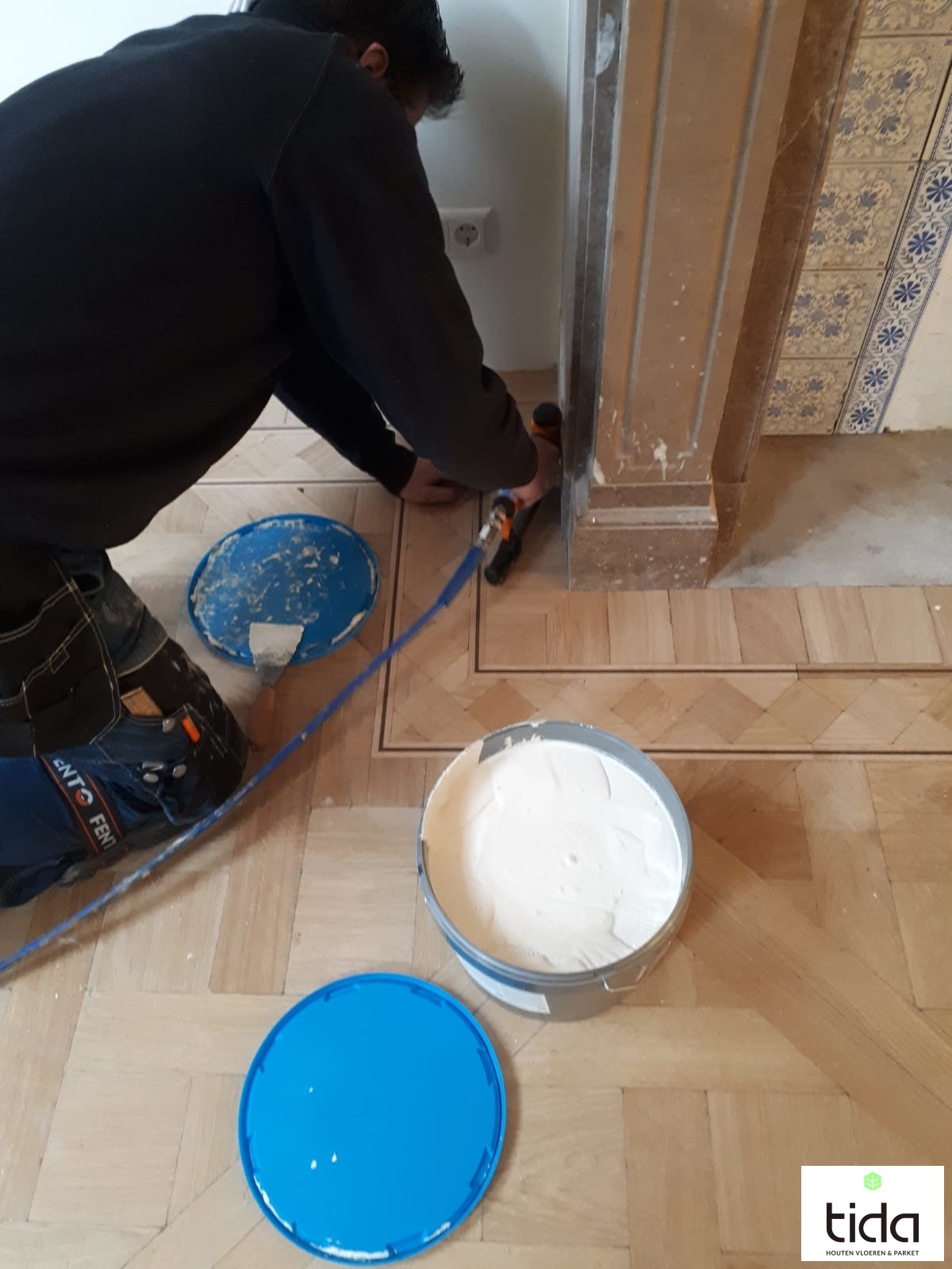 Versaillevloer installeren