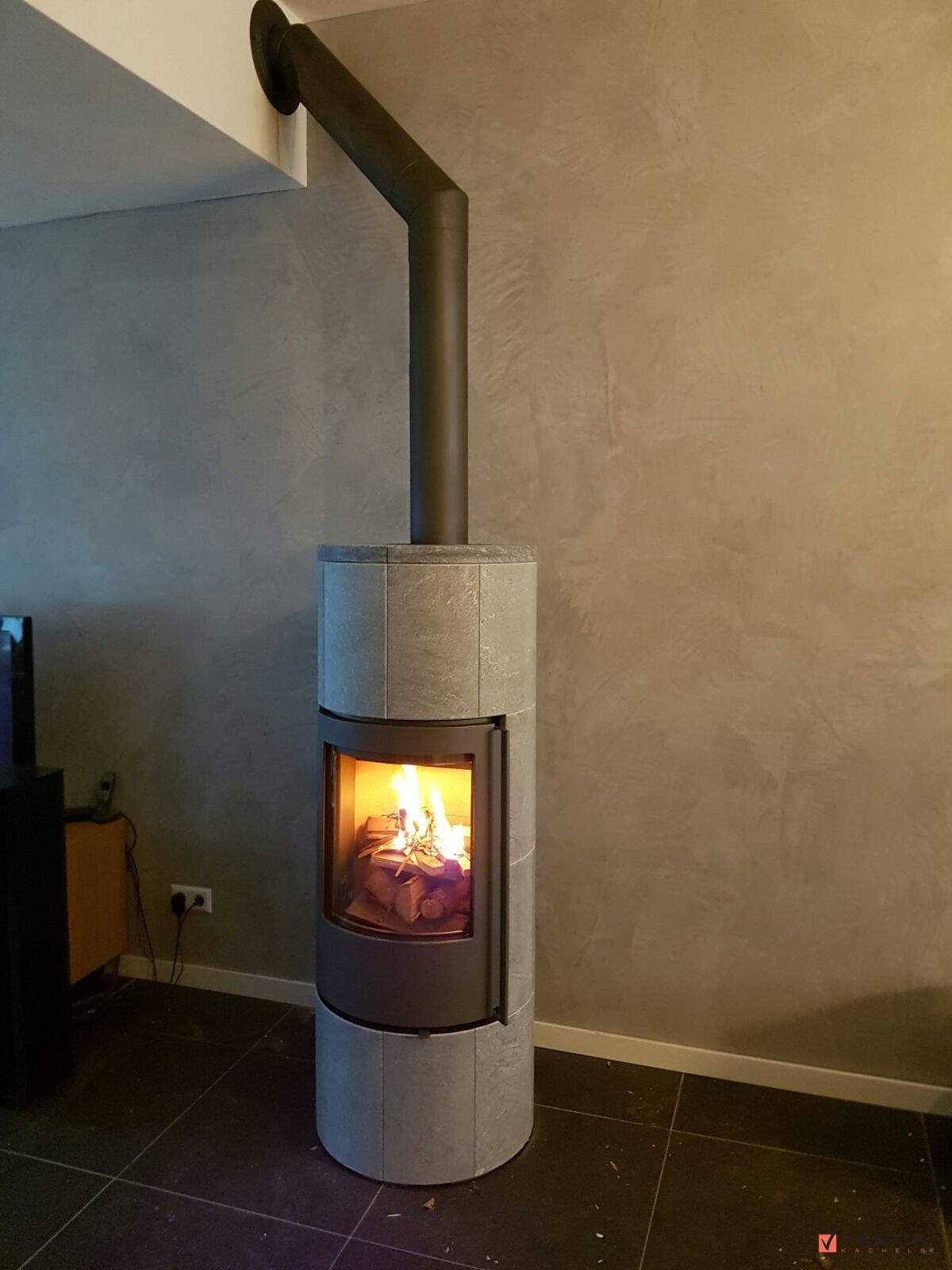 Heerlijke warmte met een stoere eyecatcher in speksteen