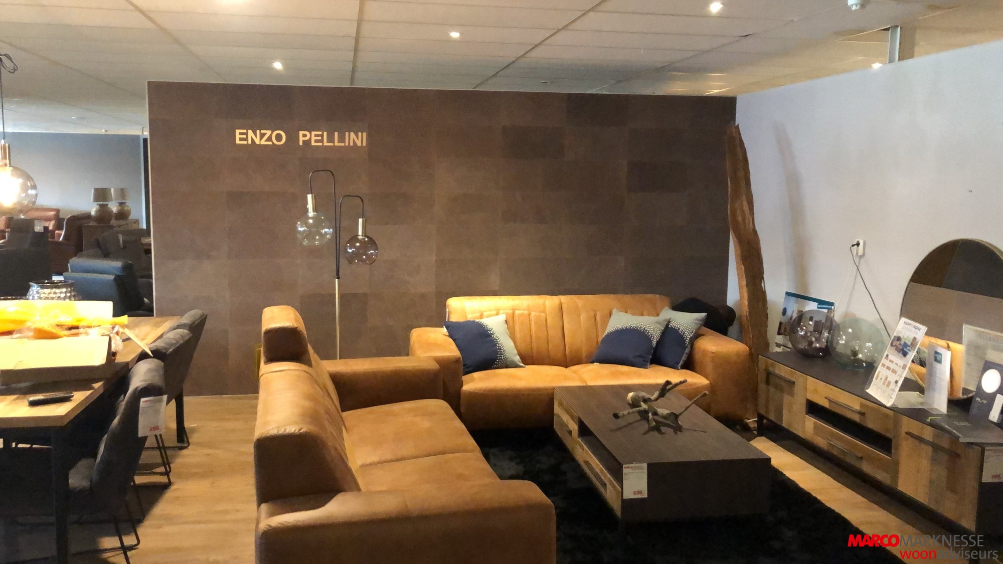 enzo pellini lederen behang wandbekleding