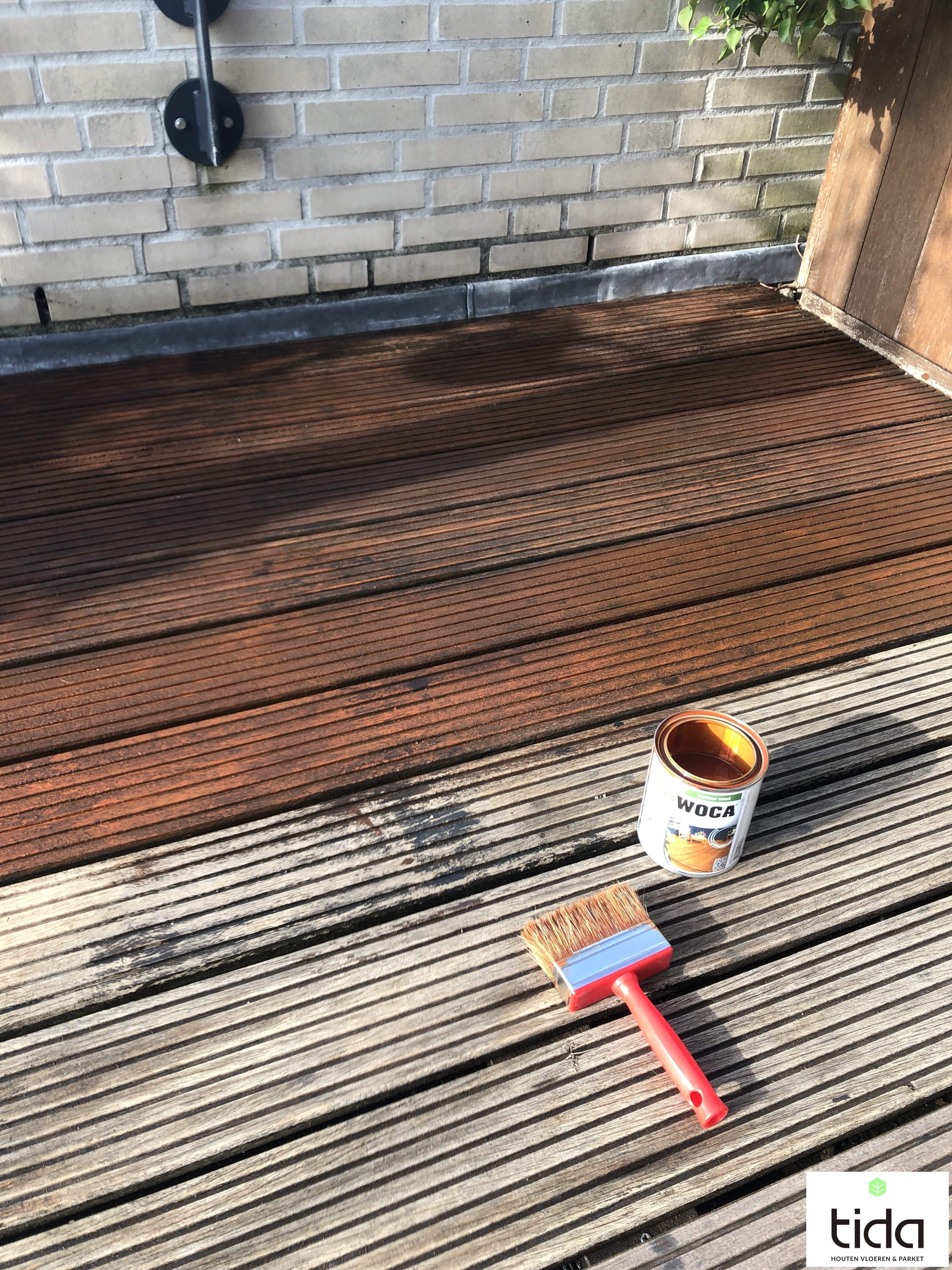 Buitenterras schoonmaken
