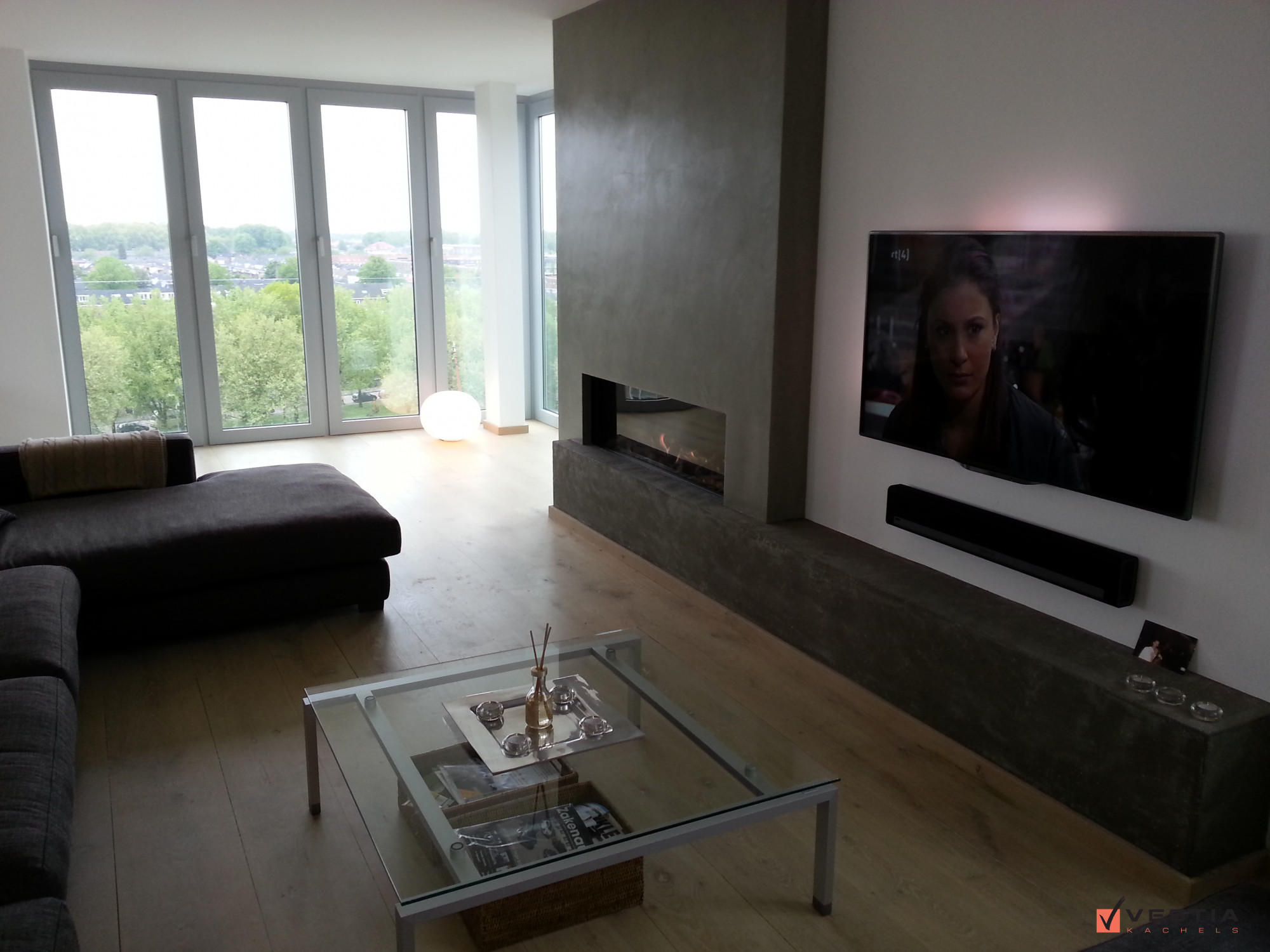 Gashaard met verlengd plateau